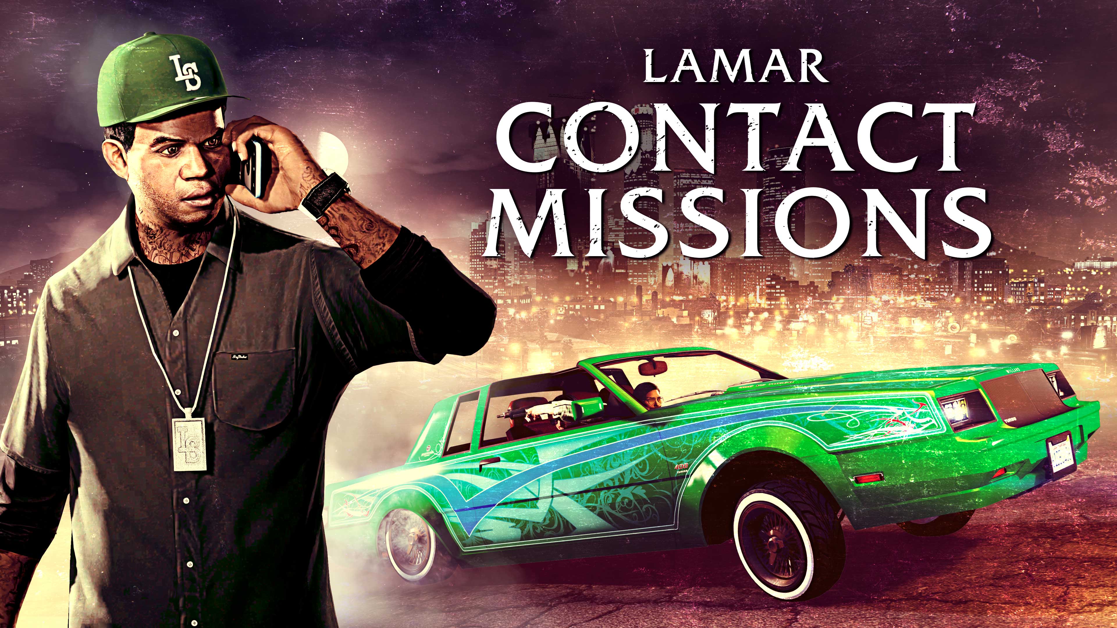 Lamar Contact Mission Poster for Lamar Contact Missions in GTA Online.