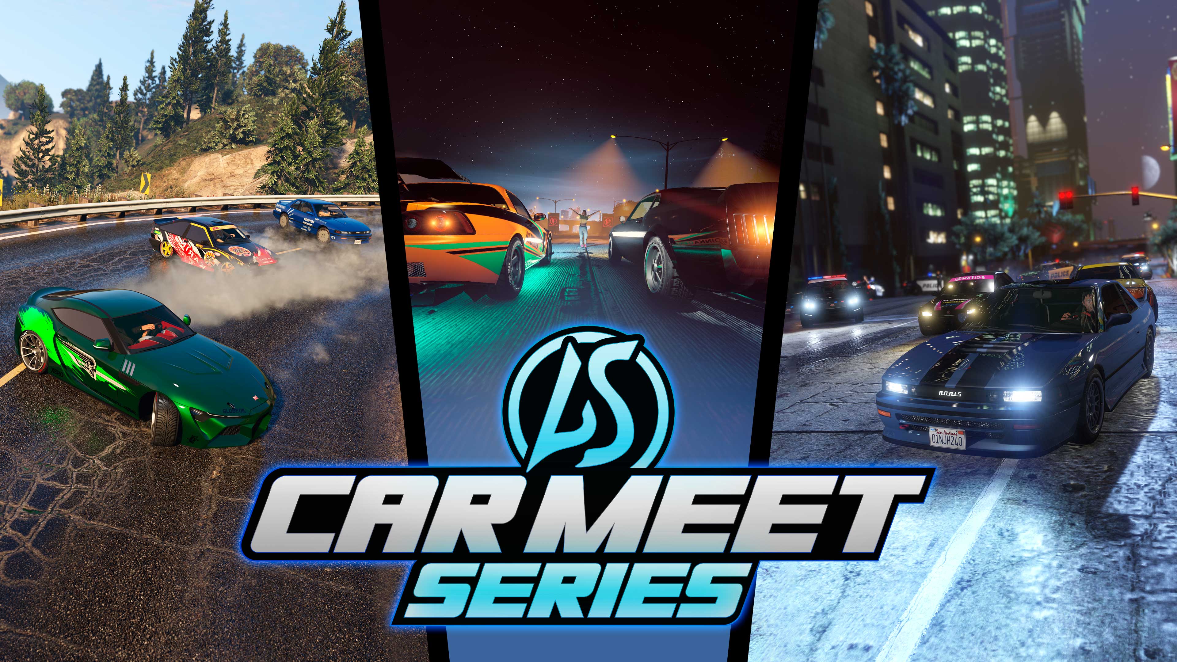 LS Car Meet Series Promotional poster for LS Car Meet Series in GTA Online.