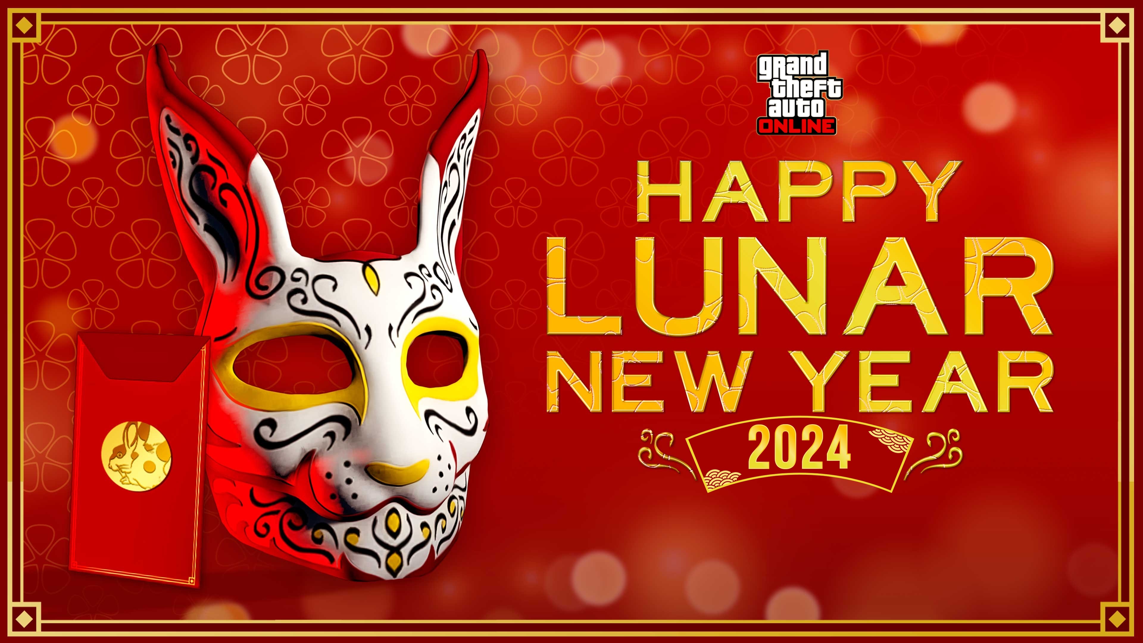 Lunar New Year 2024 Promotional picture for Lunar New Year 2024 in GTA Online.