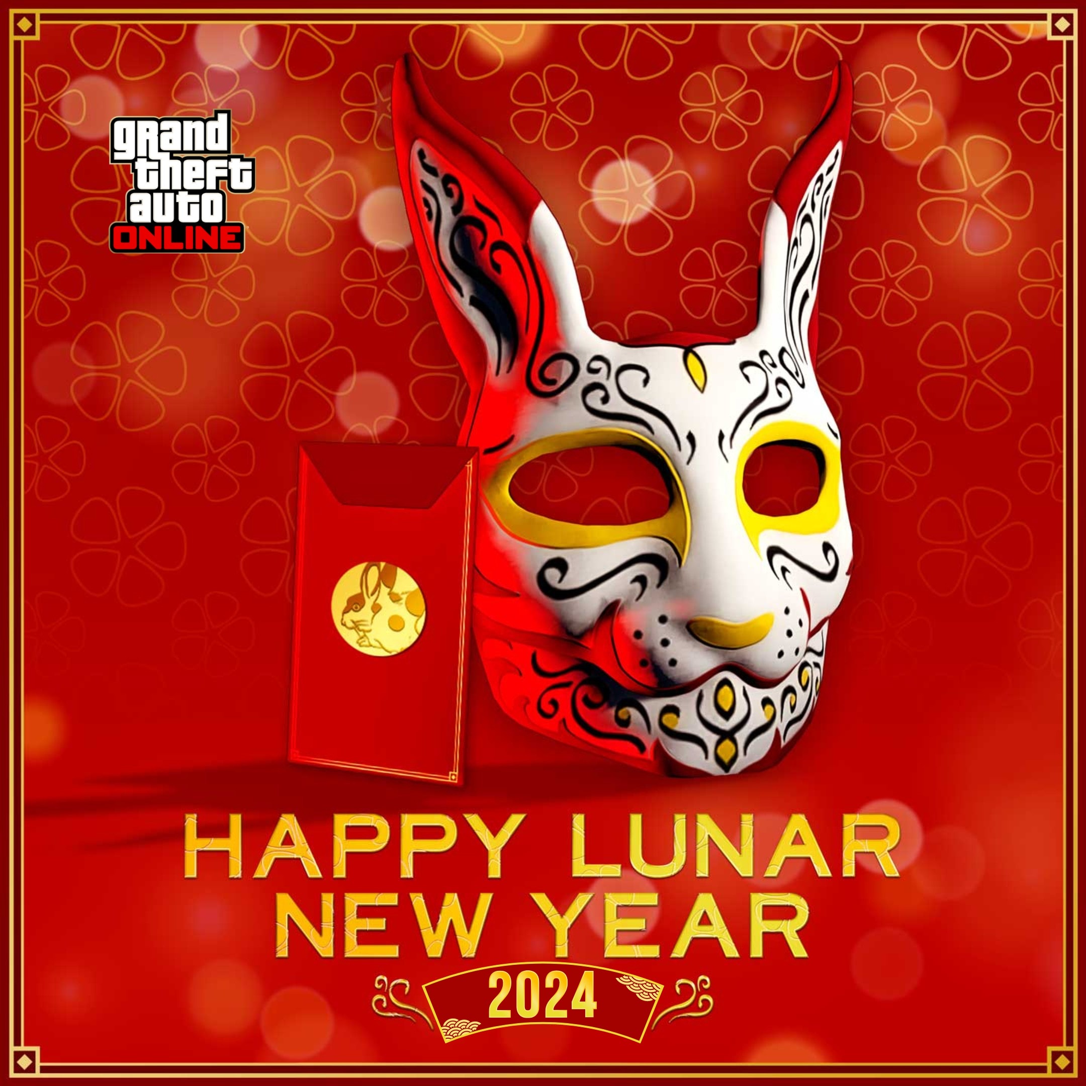 Lunar New Year 2024 Promotional picture for Lunar New Year 2024 in GTA Online.