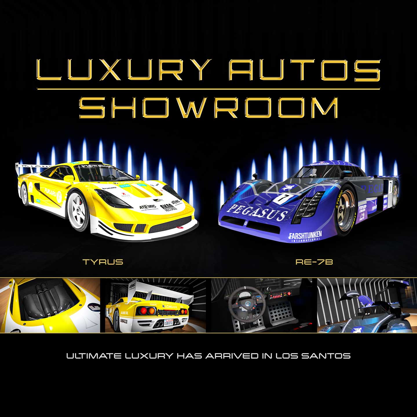 Luxury Autos Showroom Promotional screenshot of Luxury Autos Showroom.