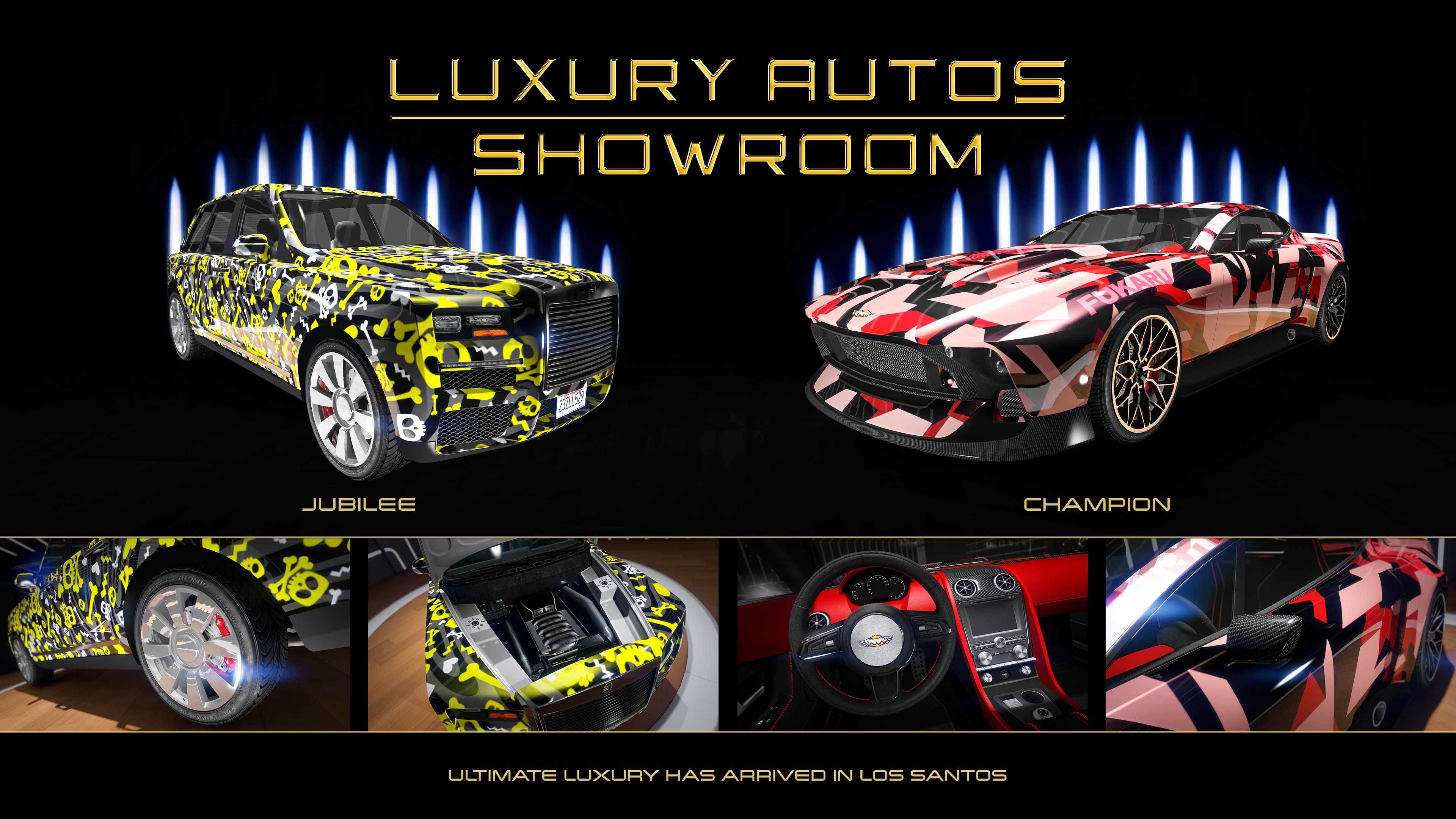 Luxury Autos Showroom Promotional screenshot of Luxury Autos Showroom.