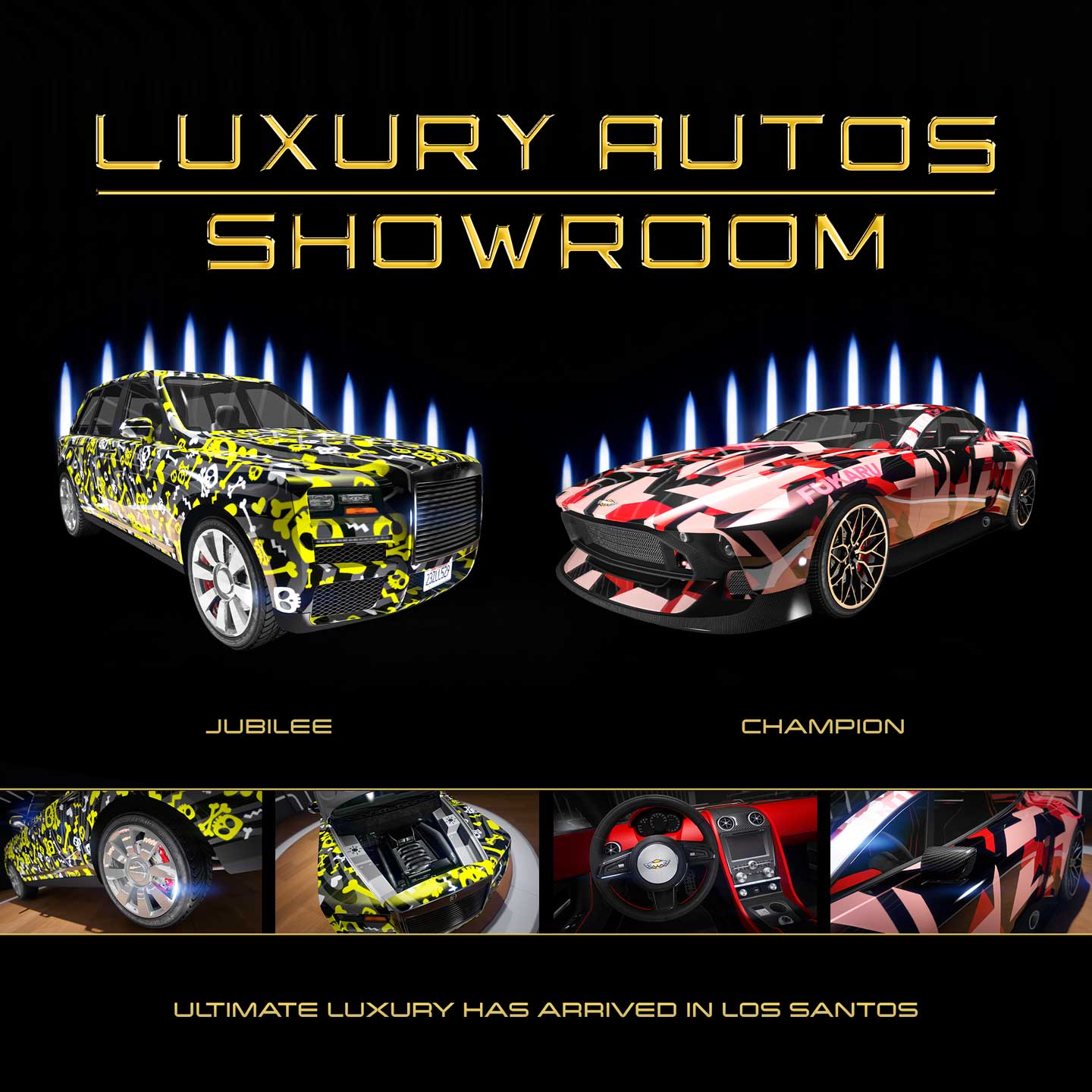 Luxury Autos Showroom Promotional screenshot of Luxury Autos Showroom.