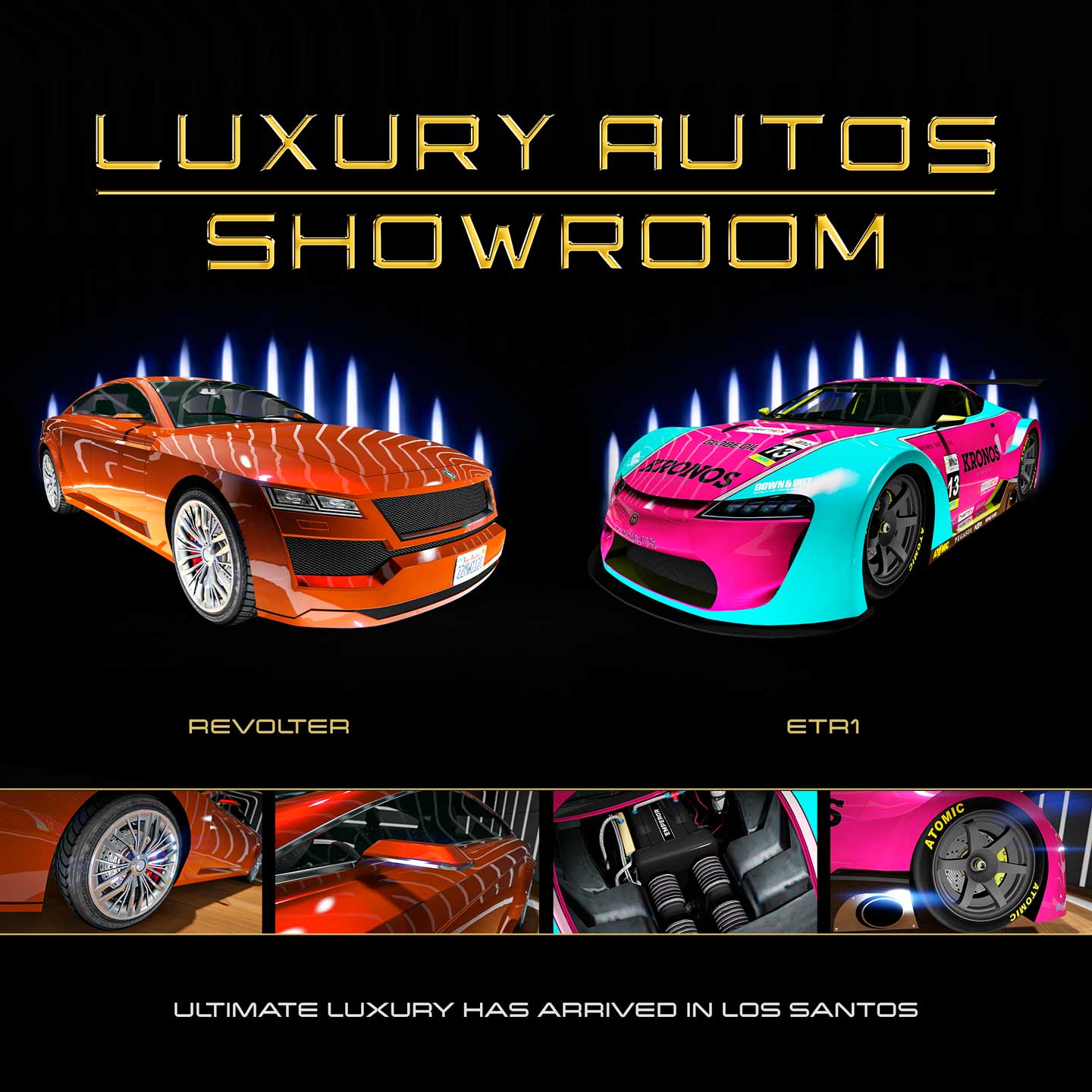 Luxury Autos Showroom Promotional screenshot of Luxury Autos Showroom.