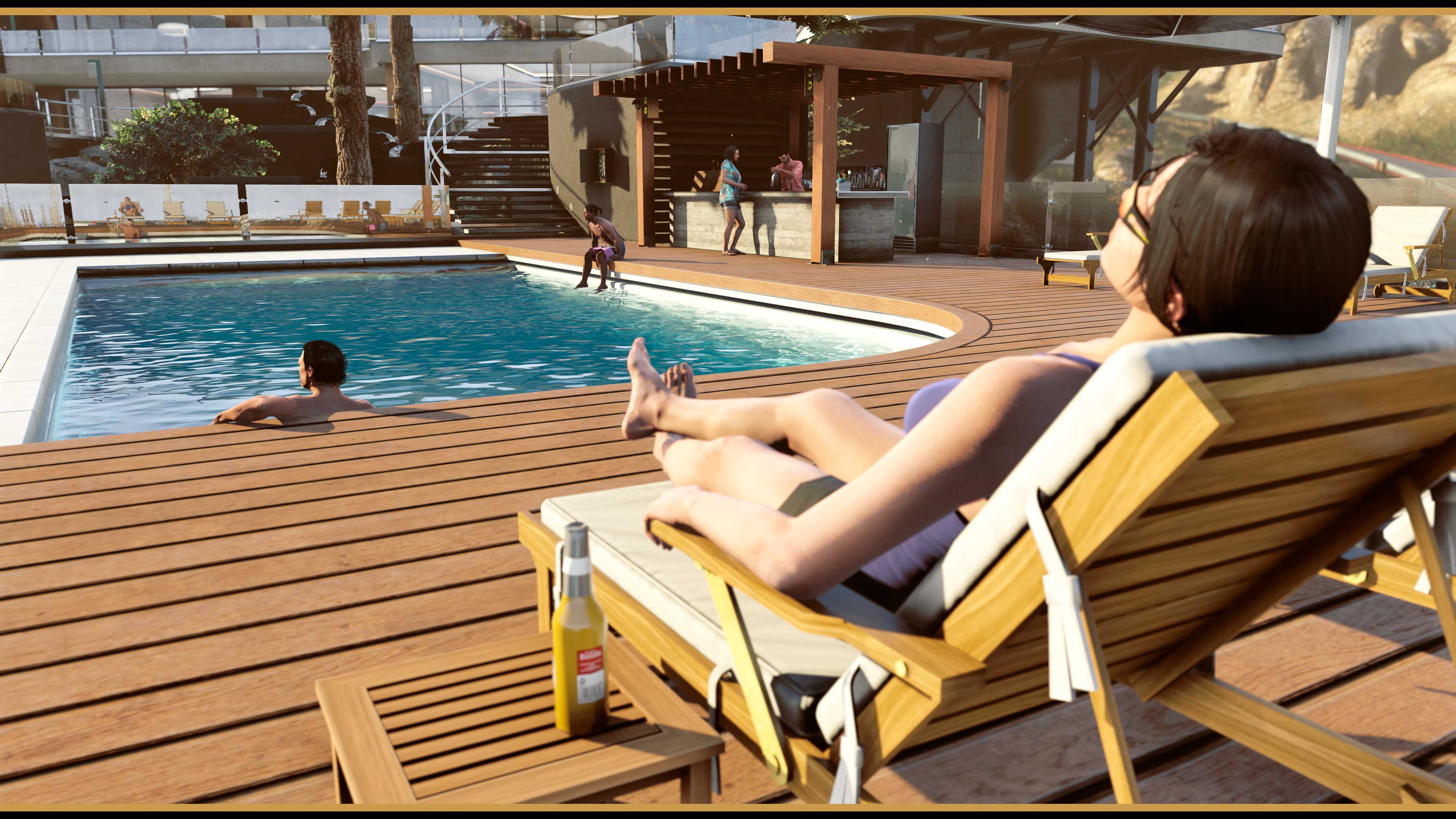 Screenshot of a Prix Luxury Real Estate Mansion in GTA Online.