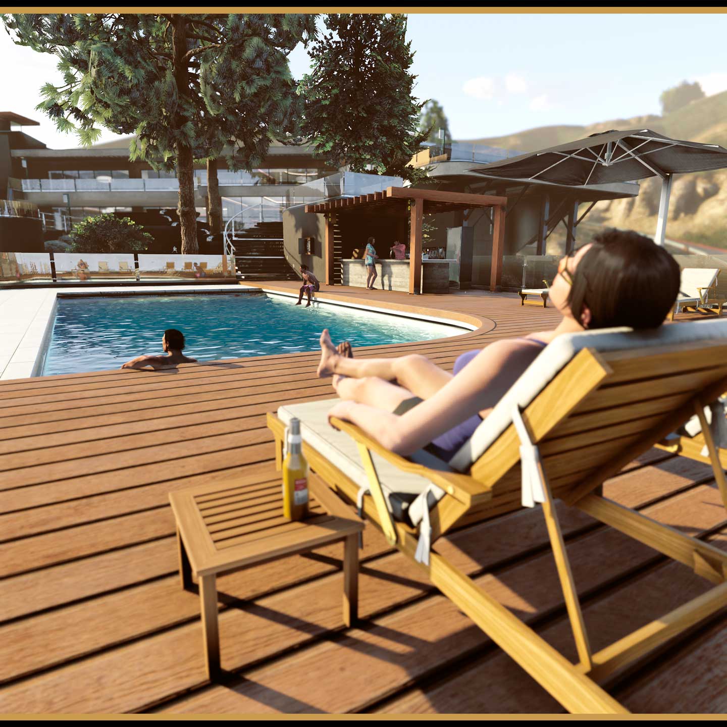 Screenshot of a Prix Luxury Real Estate Mansion in GTA Online.