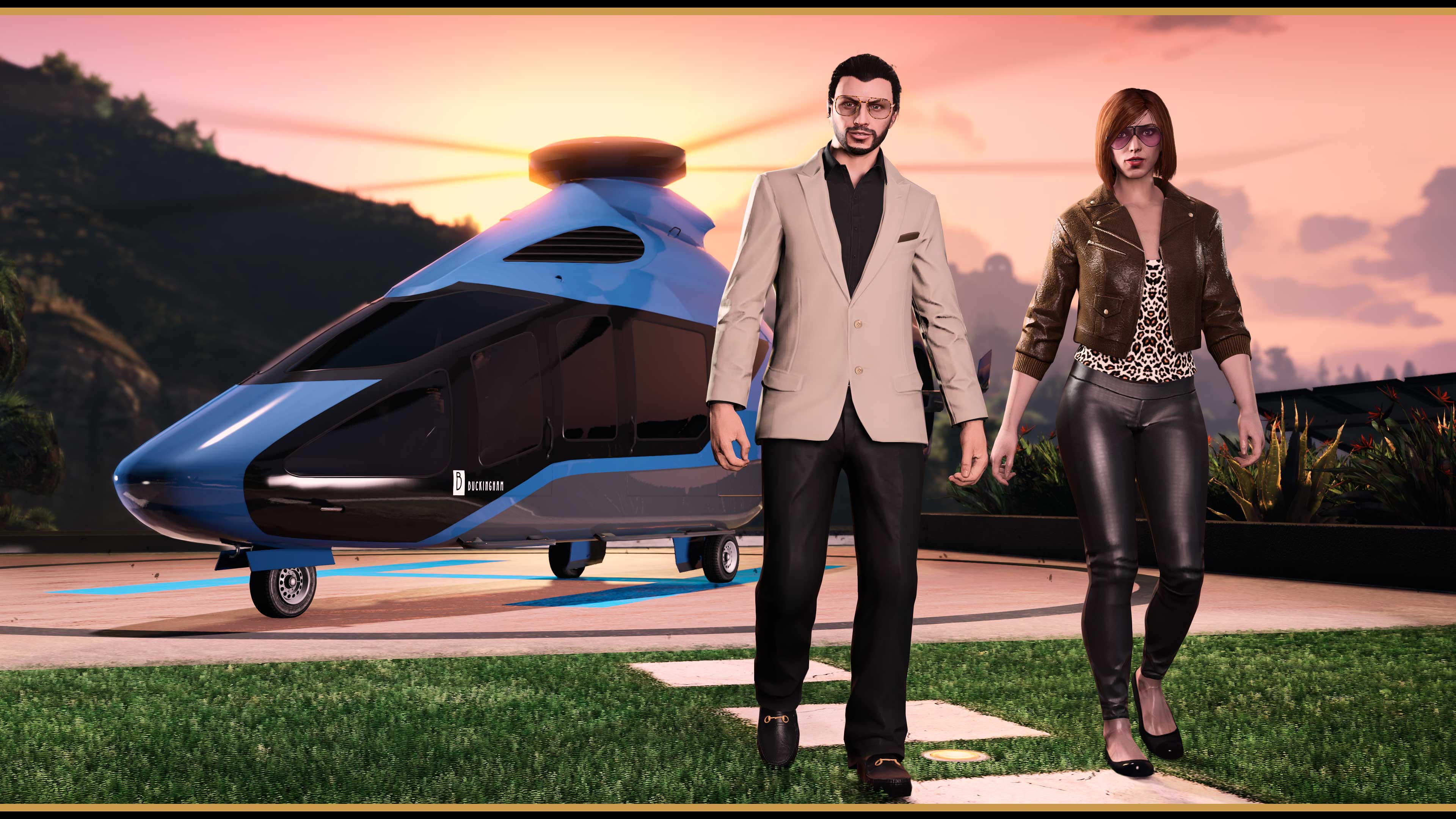 Screenshot of a Prix Luxury Real Estate Mansion in GTA Online.