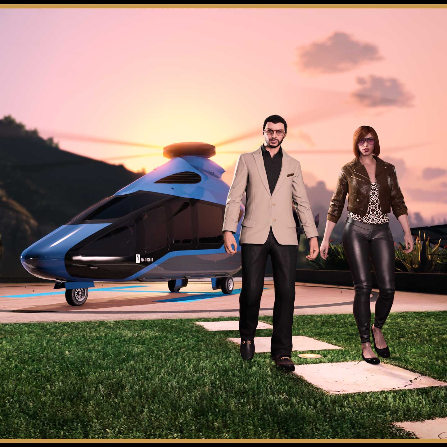 Screenshot of a Prix Luxury Real Estate Mansion in GTA Online.