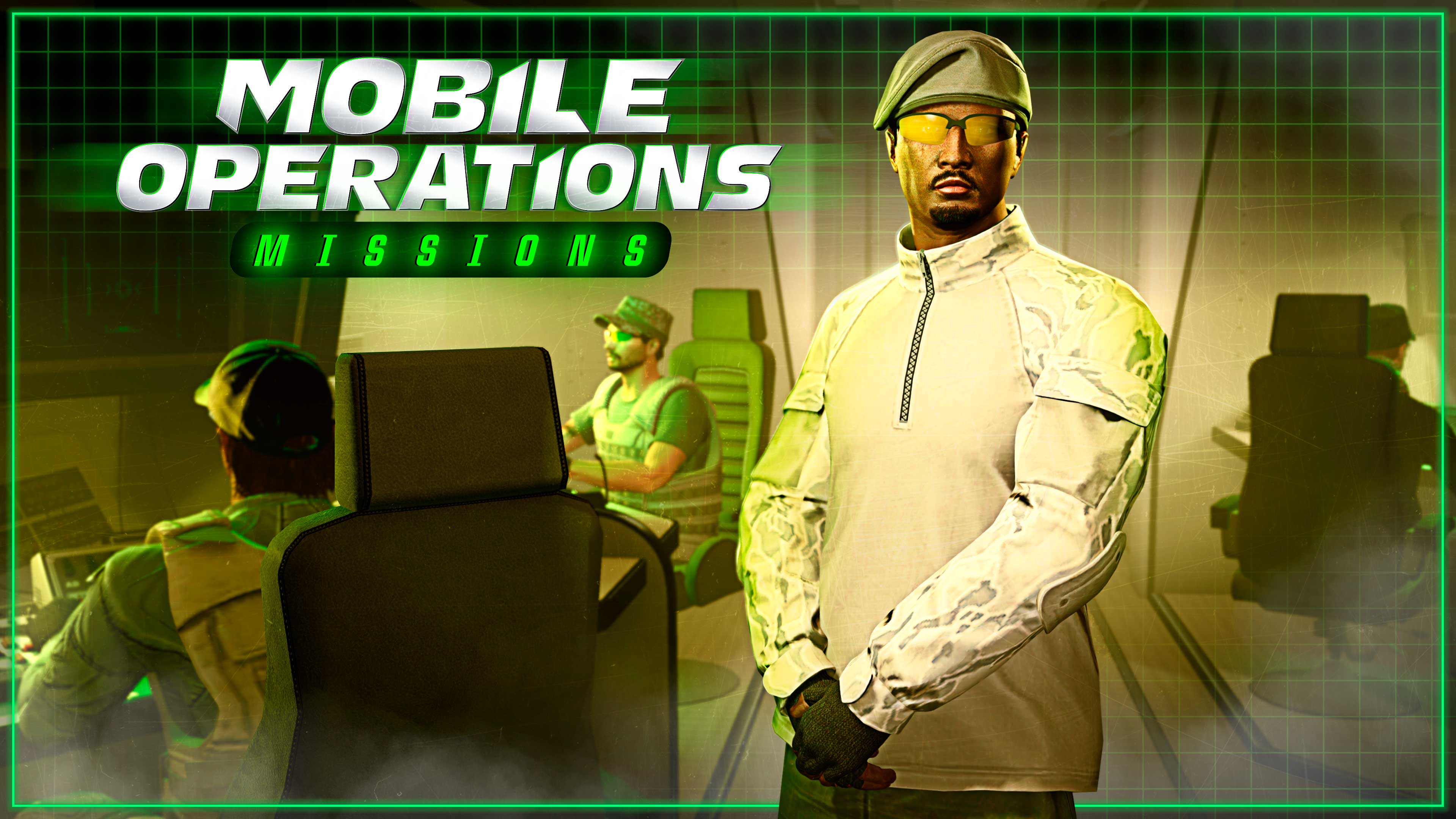 Mobile Operations Mission Promotional poster for Mobile Operations Mission in GTA Online.