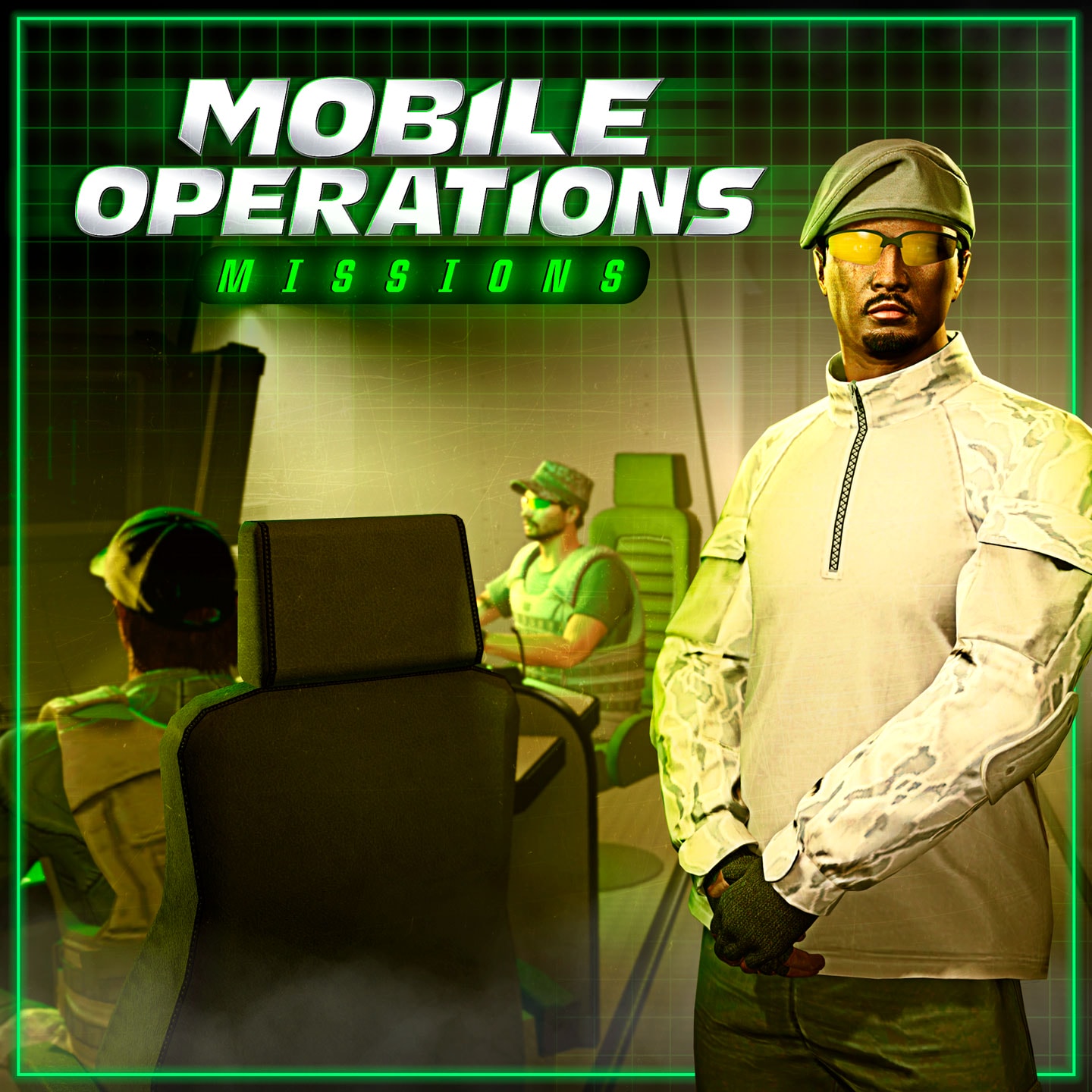 Mobile Operations Mission Promotional poster for Mobile Operations Mission in GTA Online.