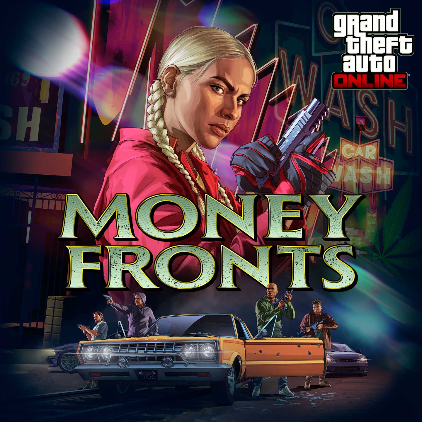Artwork of GTA Online: Money Fronts Content Update.