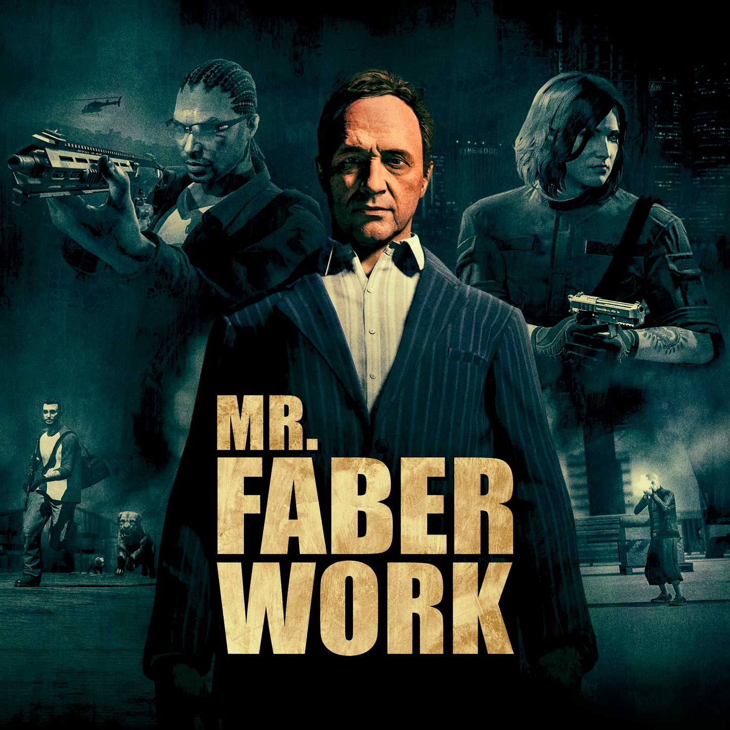 Mr. Faber Work Promotional poster for Mr. Faber Work in GTA Online.