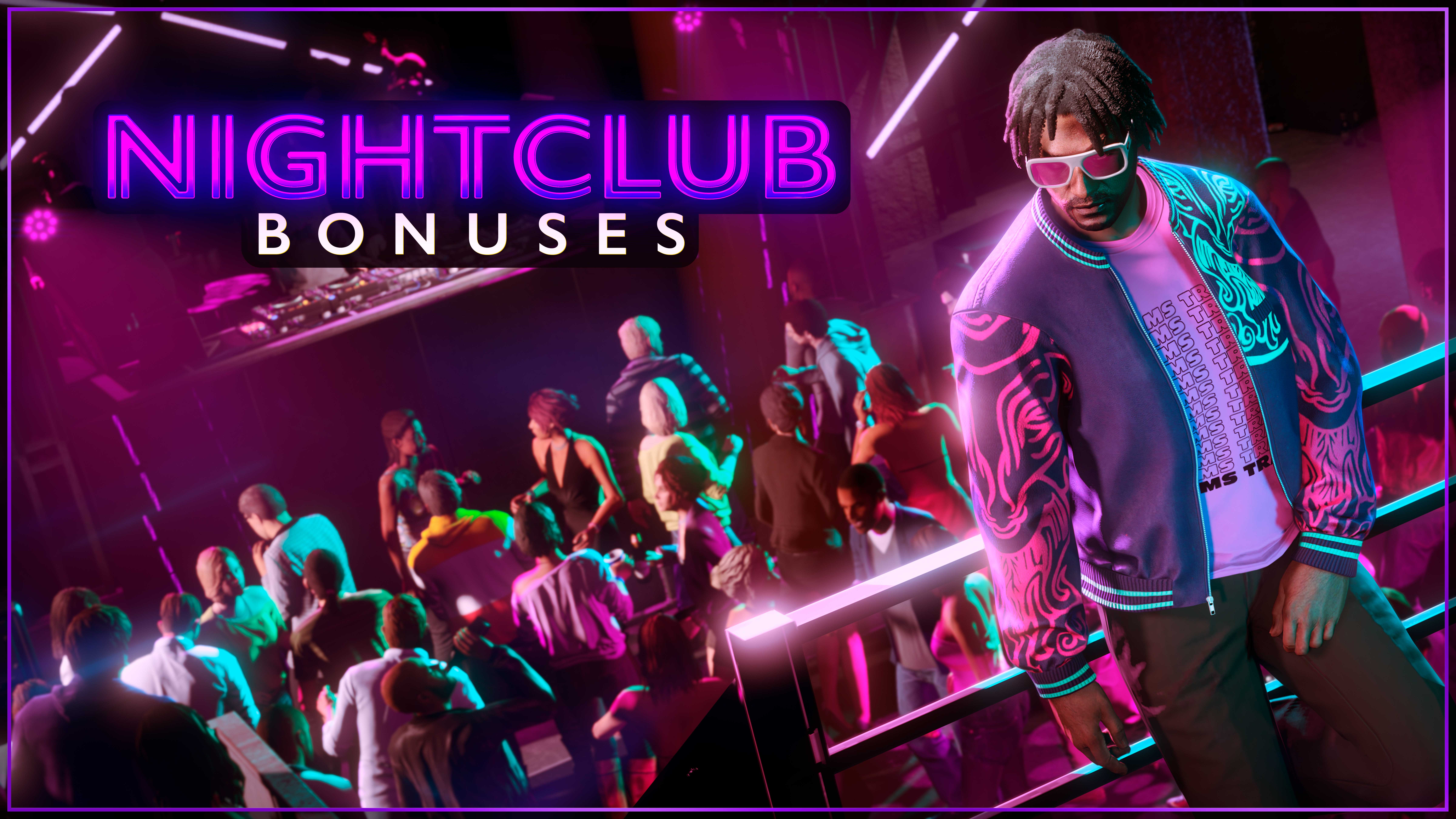 Nightclub Bonuses Poster for Nightclub Bonuses in GTA Online.