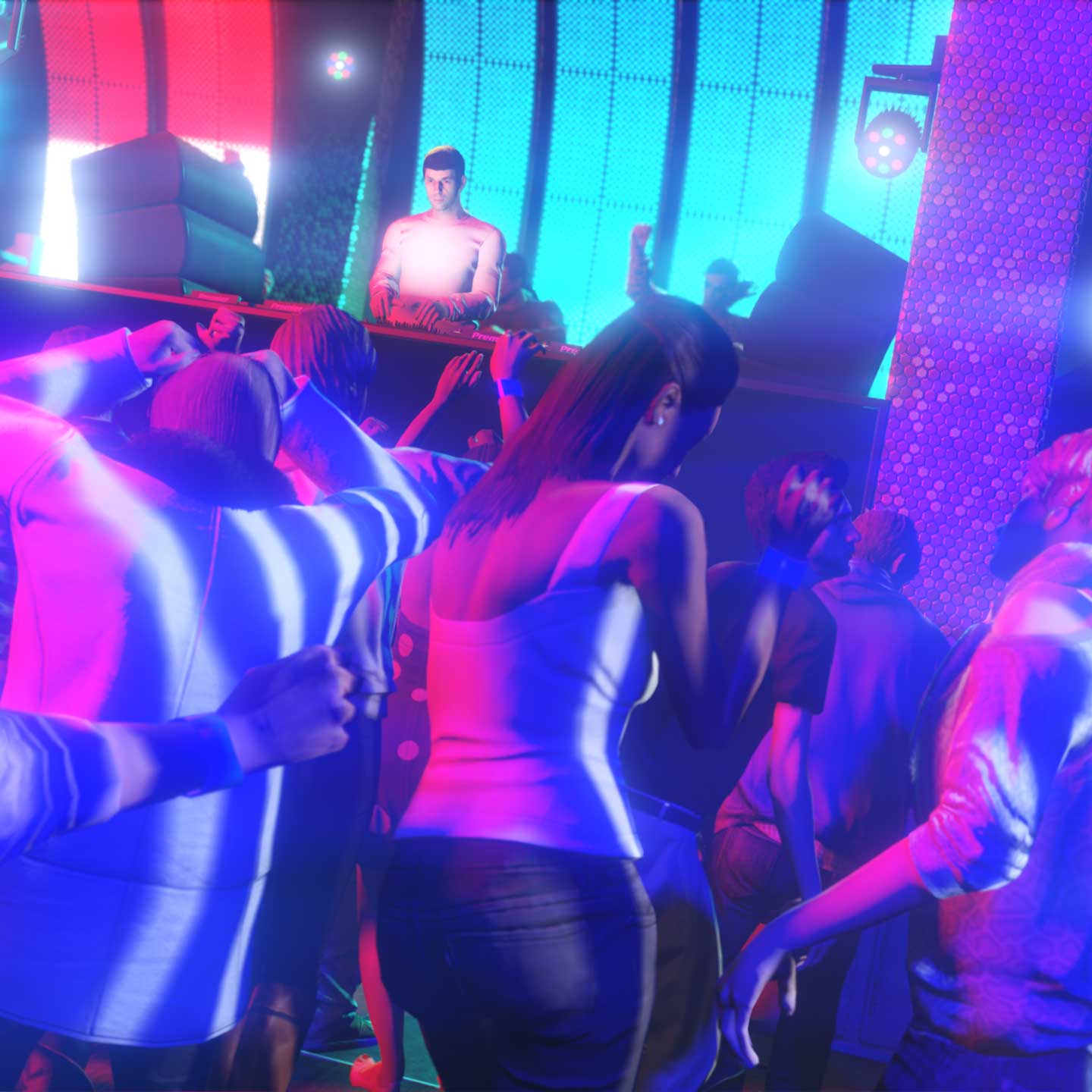 Screenshot of a Nightclub property in GTA Online.