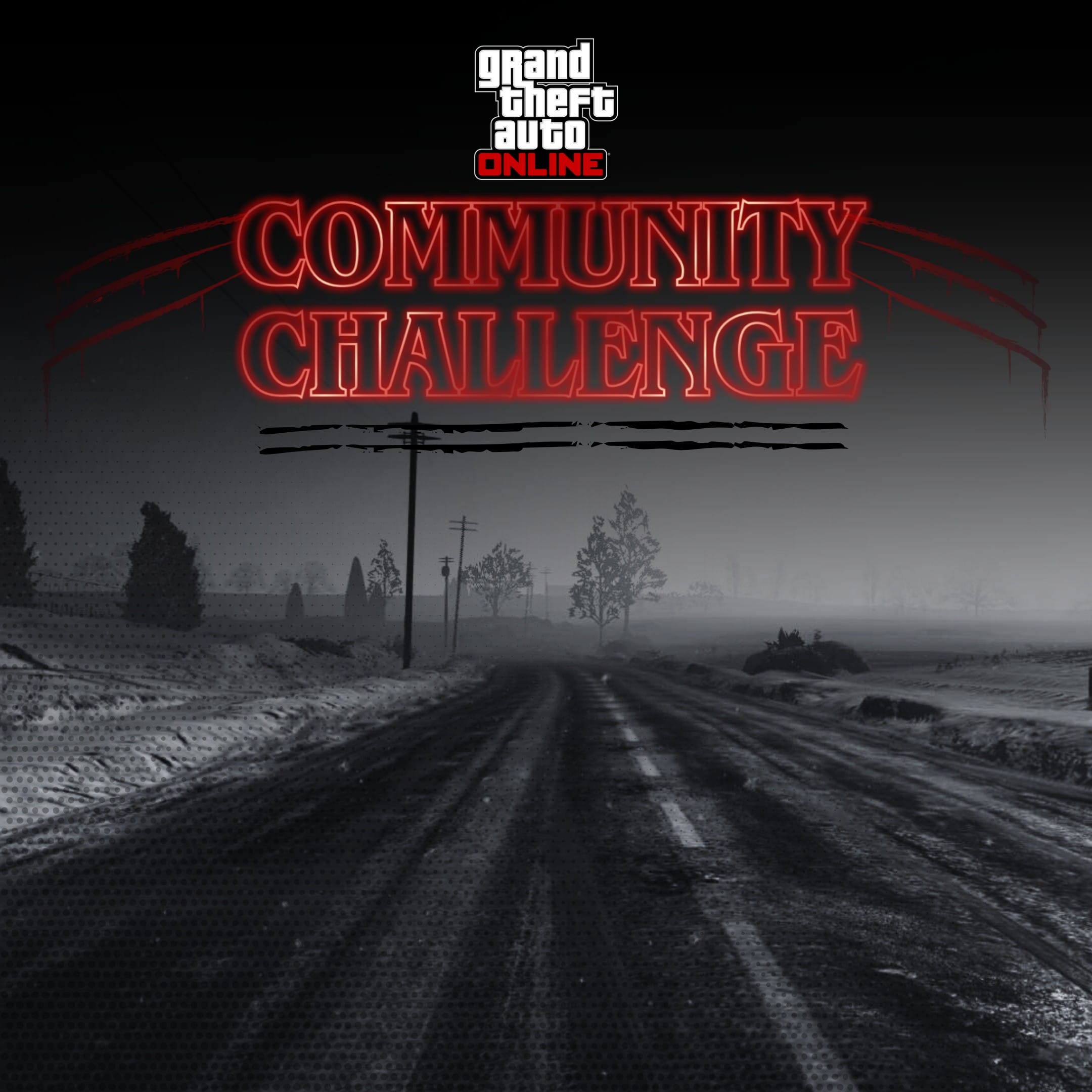 Poster for Halloween Community Challenge in GTA Online.