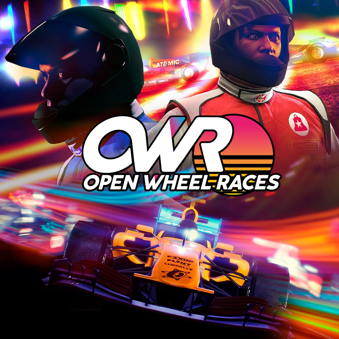 Open Wheel Race Promotional poster for Open Wheel Races in GTA Online.