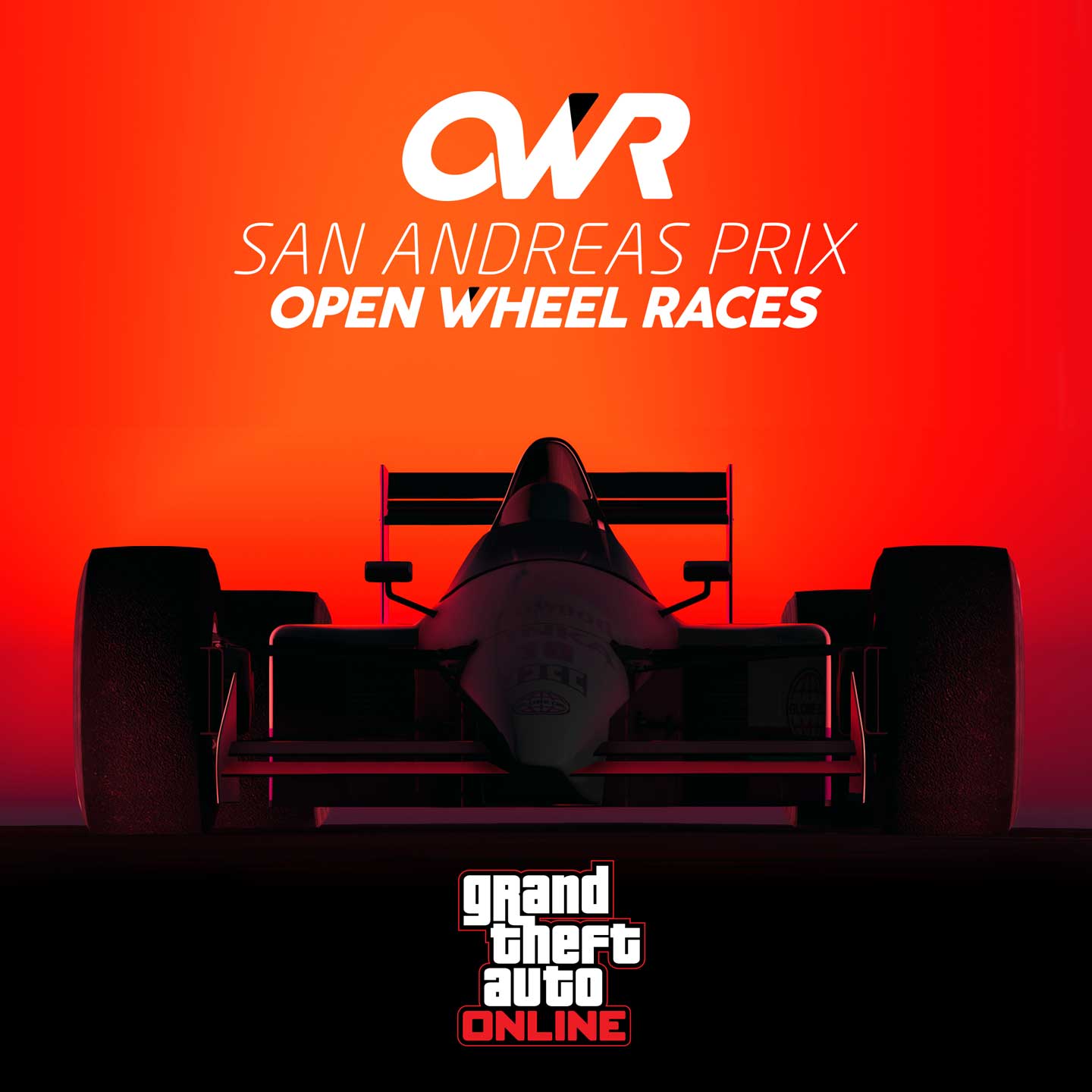 Open Wheel Race Promotional poster for Open Wheel Races in GTA Online.