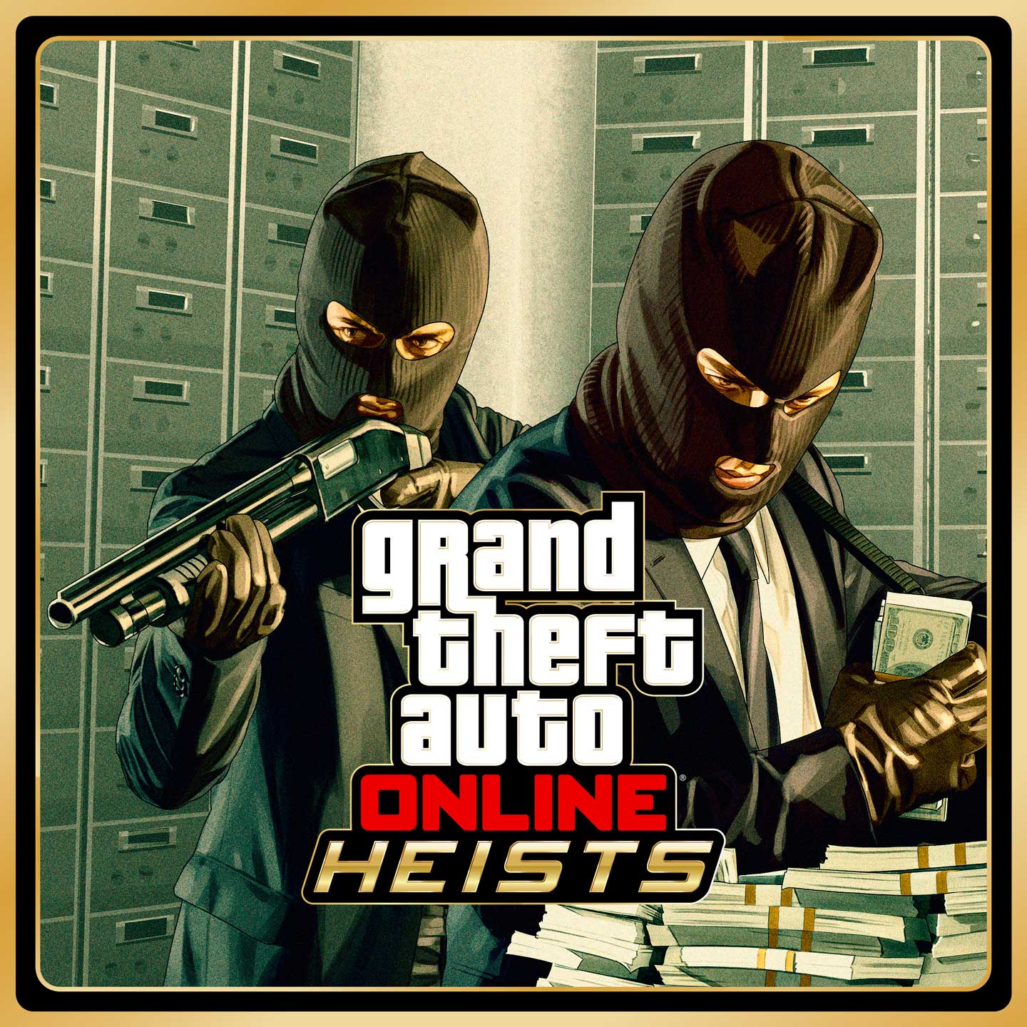 Artwork for Original Heists in GTA Online.