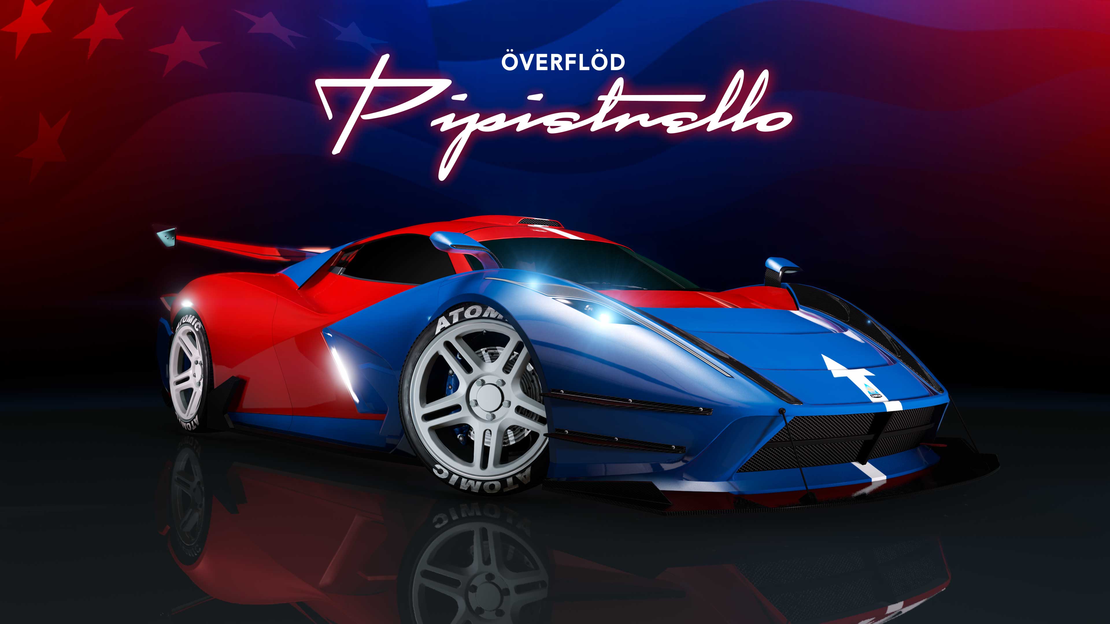 Överflöd Pipistrello Promotional poster for Överflöd Pipistrello in GTA Online.