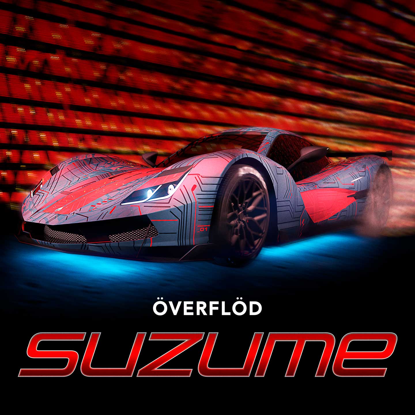 Screenshot of an Överflöd Suzume with a Spy Shots Livery in GTA Online.