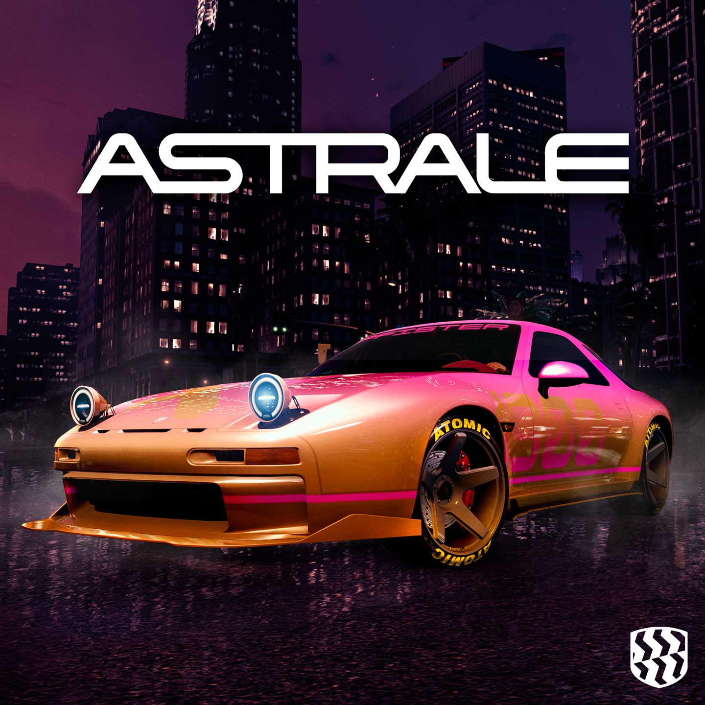 Promotional poster for Pfister Astrale in GTA Online.