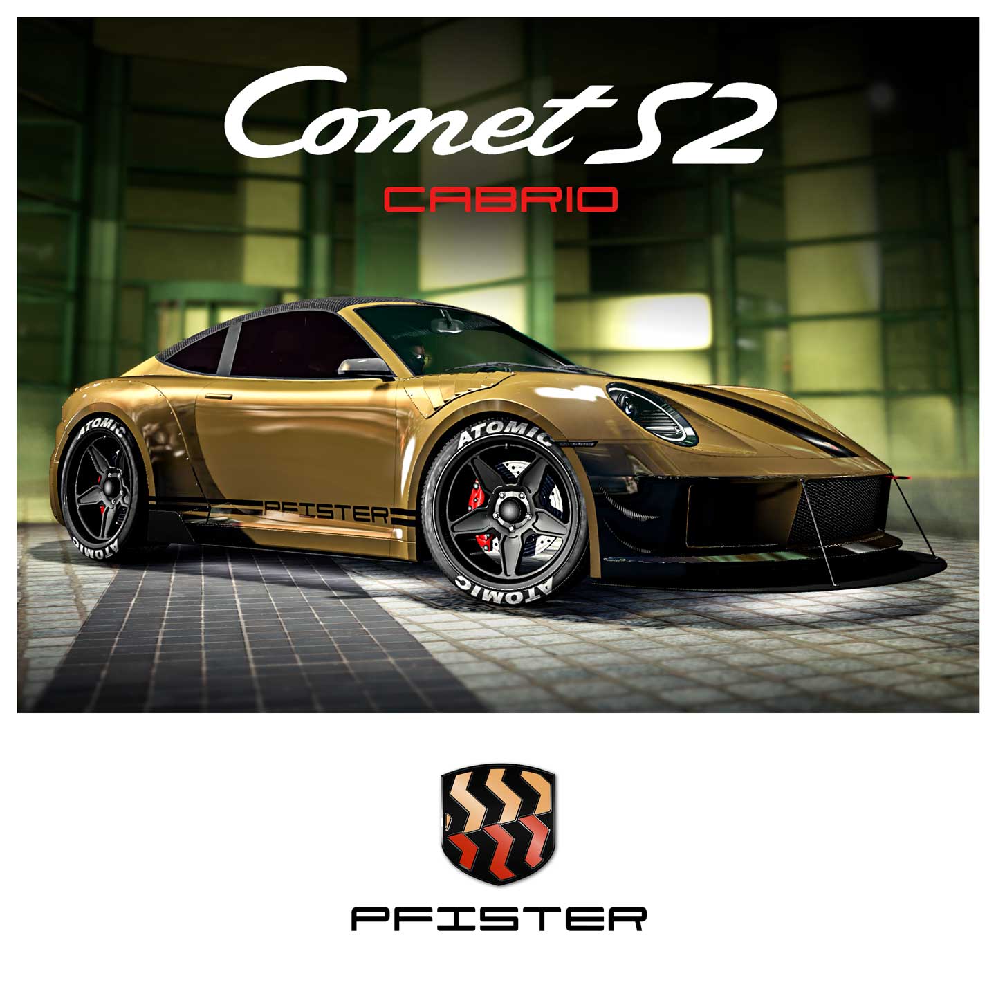 Pfister Comet S2 Cabrio Promotional poster for Pfister Comet S2 Cabrio in GTA Online.