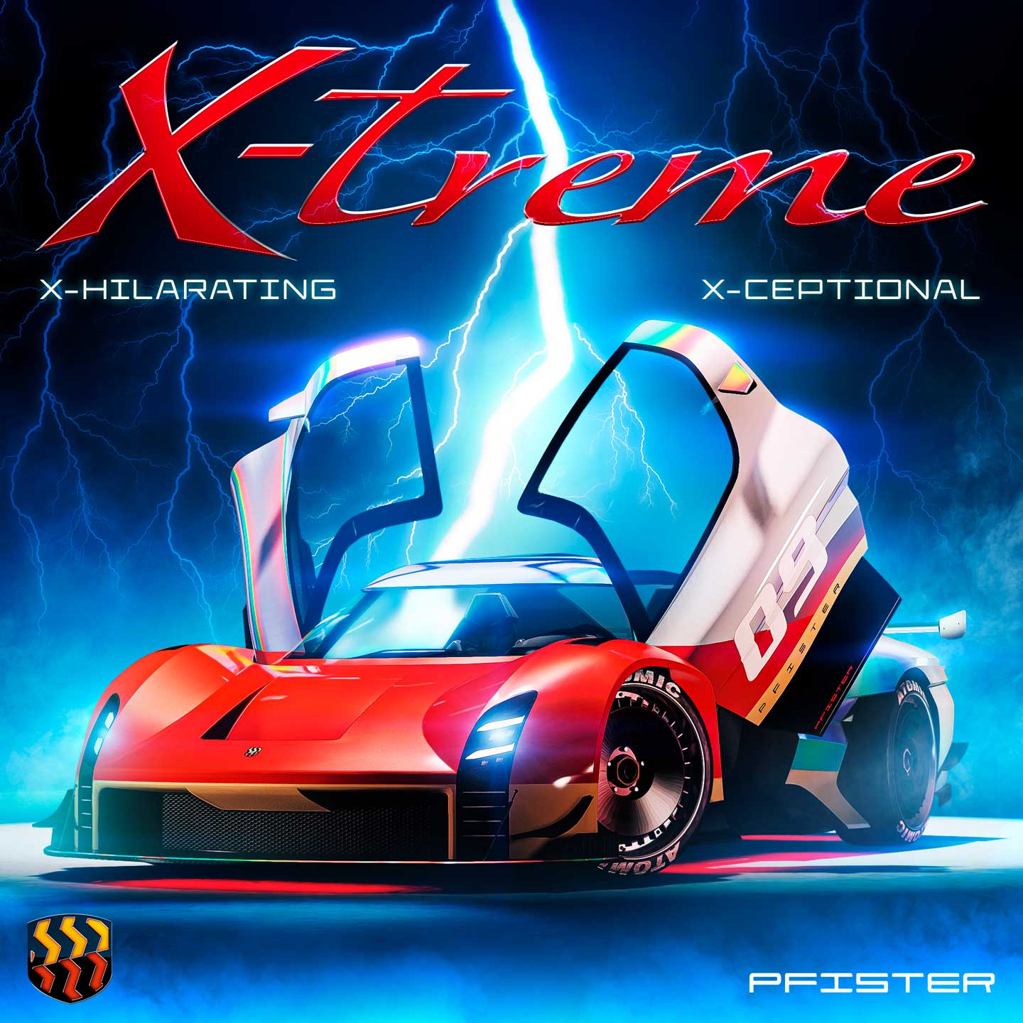 Promotional poster for Pfister X-treme in GTA Online.