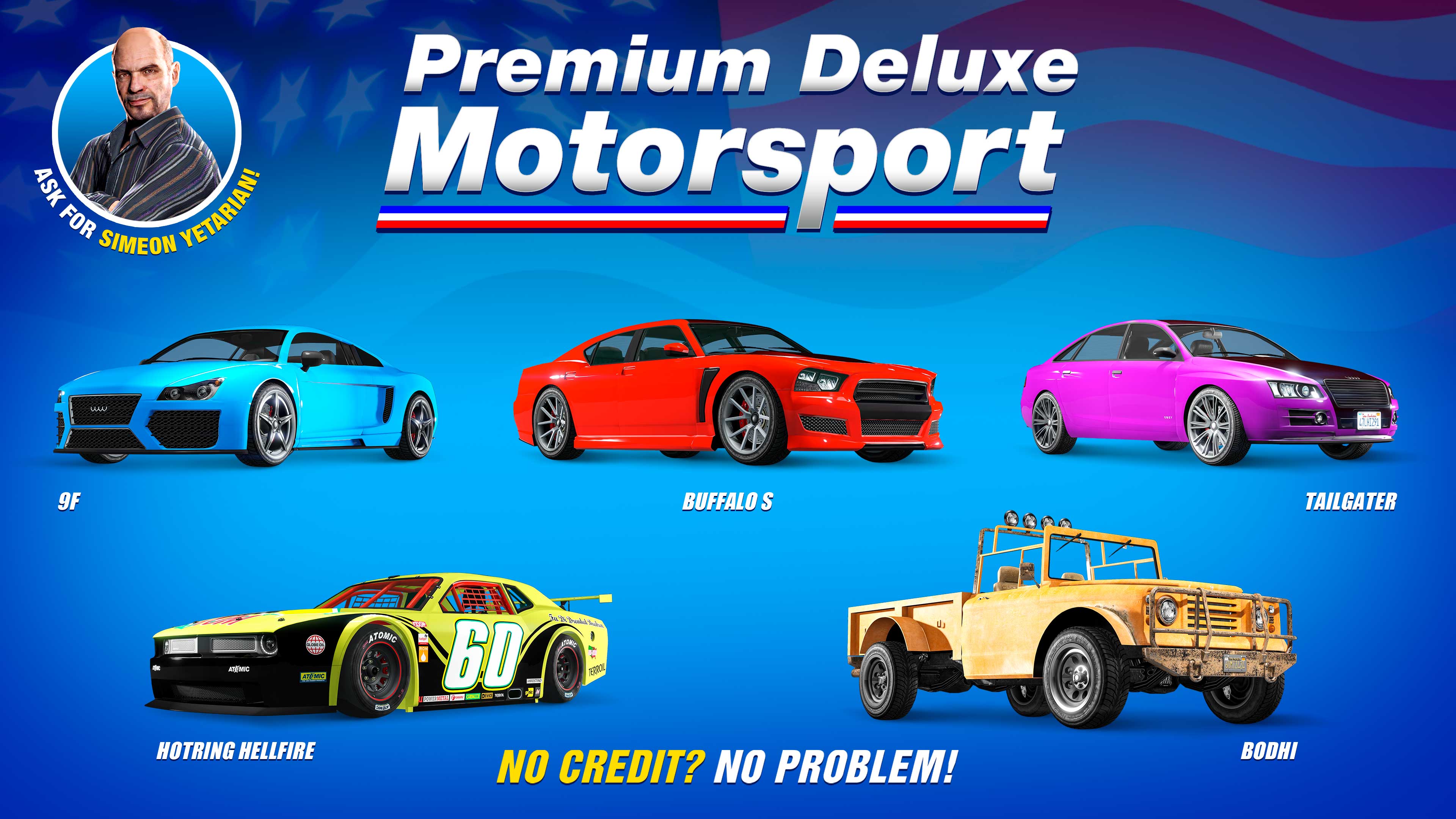Premium Deluxe Motorsport Promotional screenshot of Premium Deluxe Motorsport.