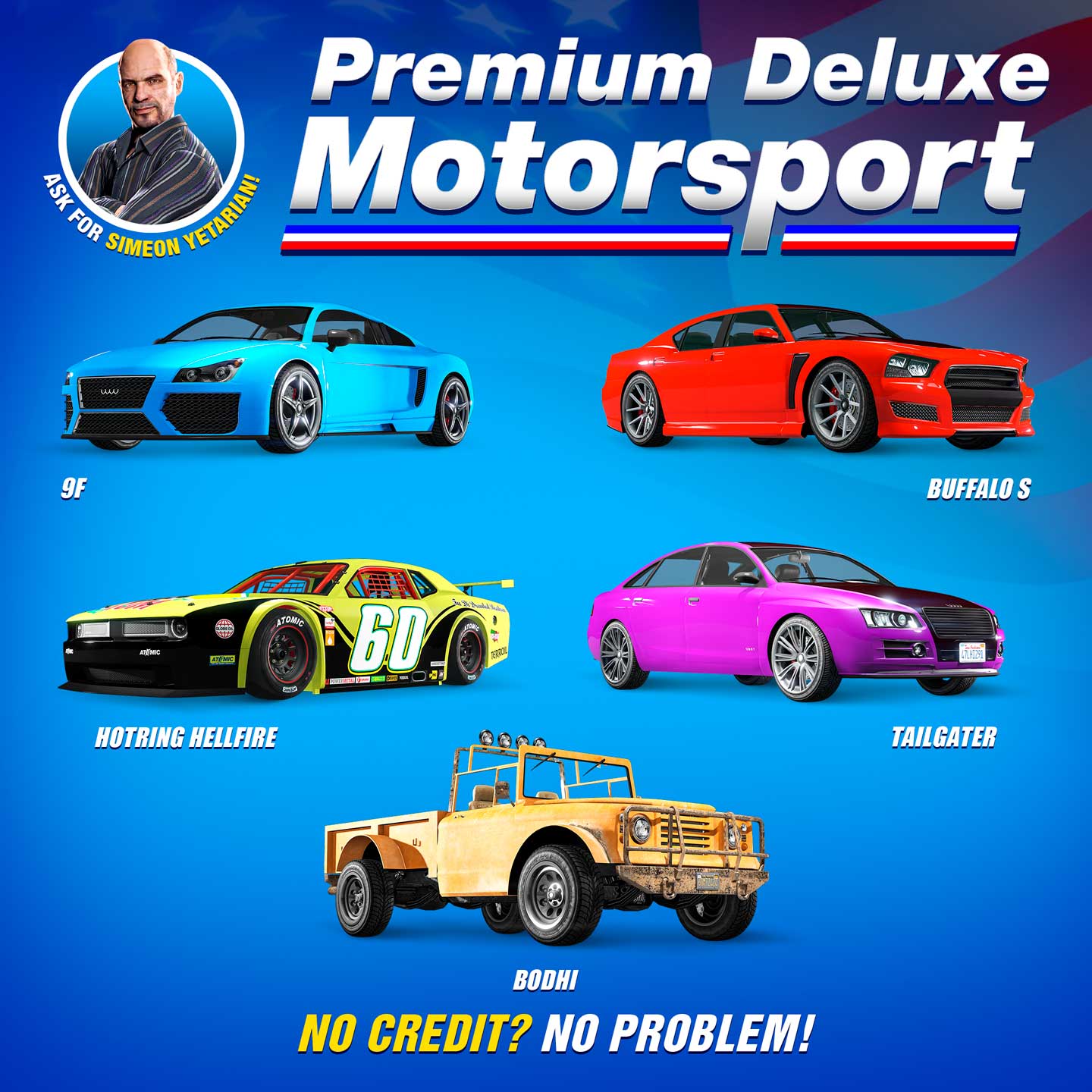 Premium Deluxe Motorsport Promotional screenshot of Premium Deluxe Motorsport.