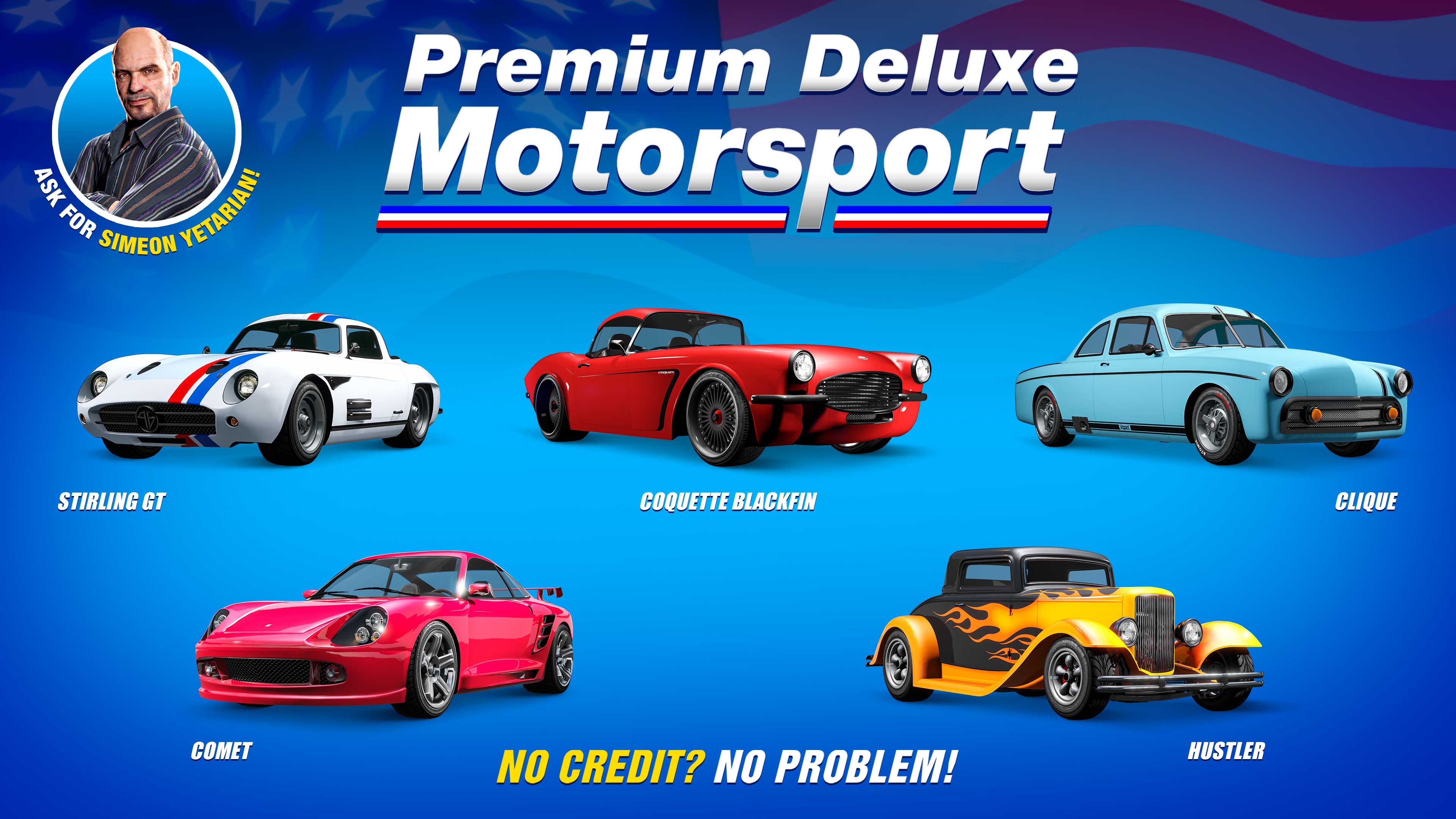 Premium Deluxe Motorsport Promotional screenshot of Premium Deluxe Motorsport.