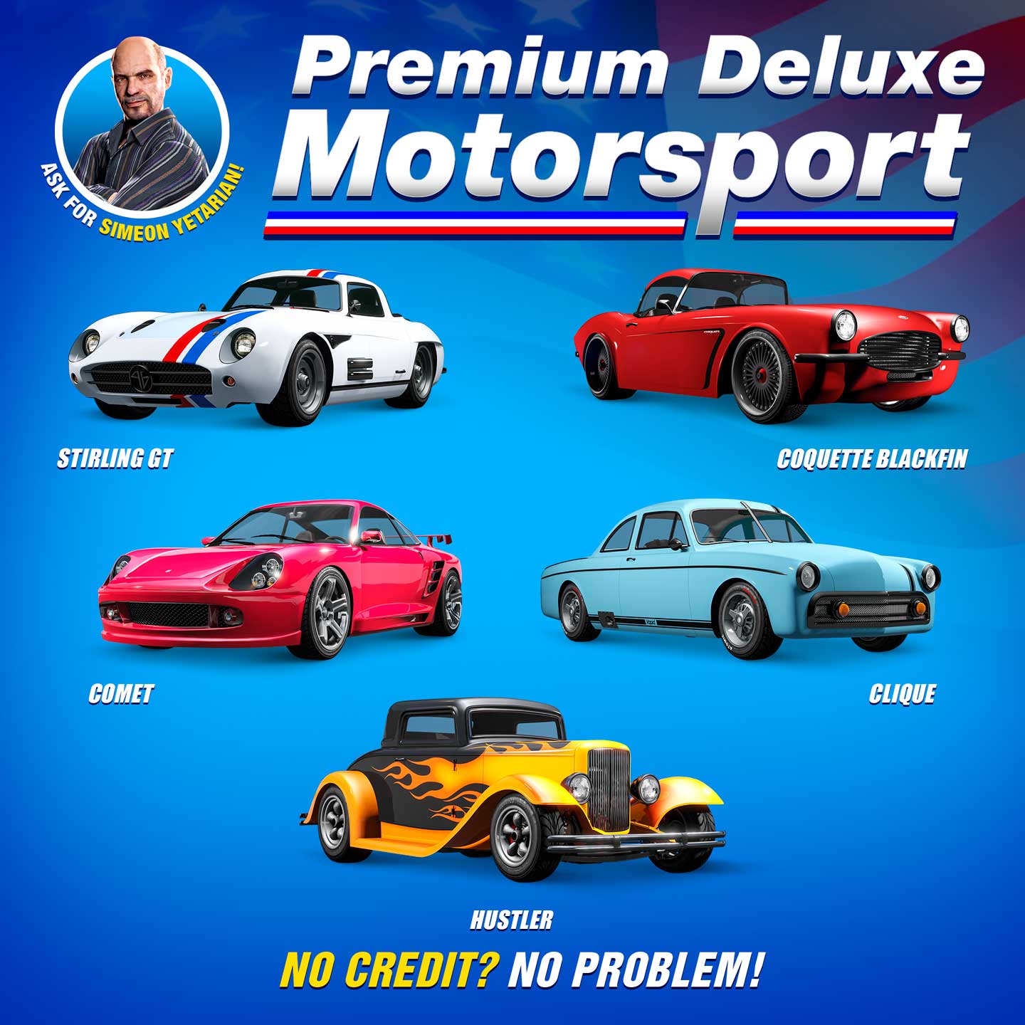 Premium Deluxe Motorsport Promotional screenshot of Premium Deluxe Motorsport.