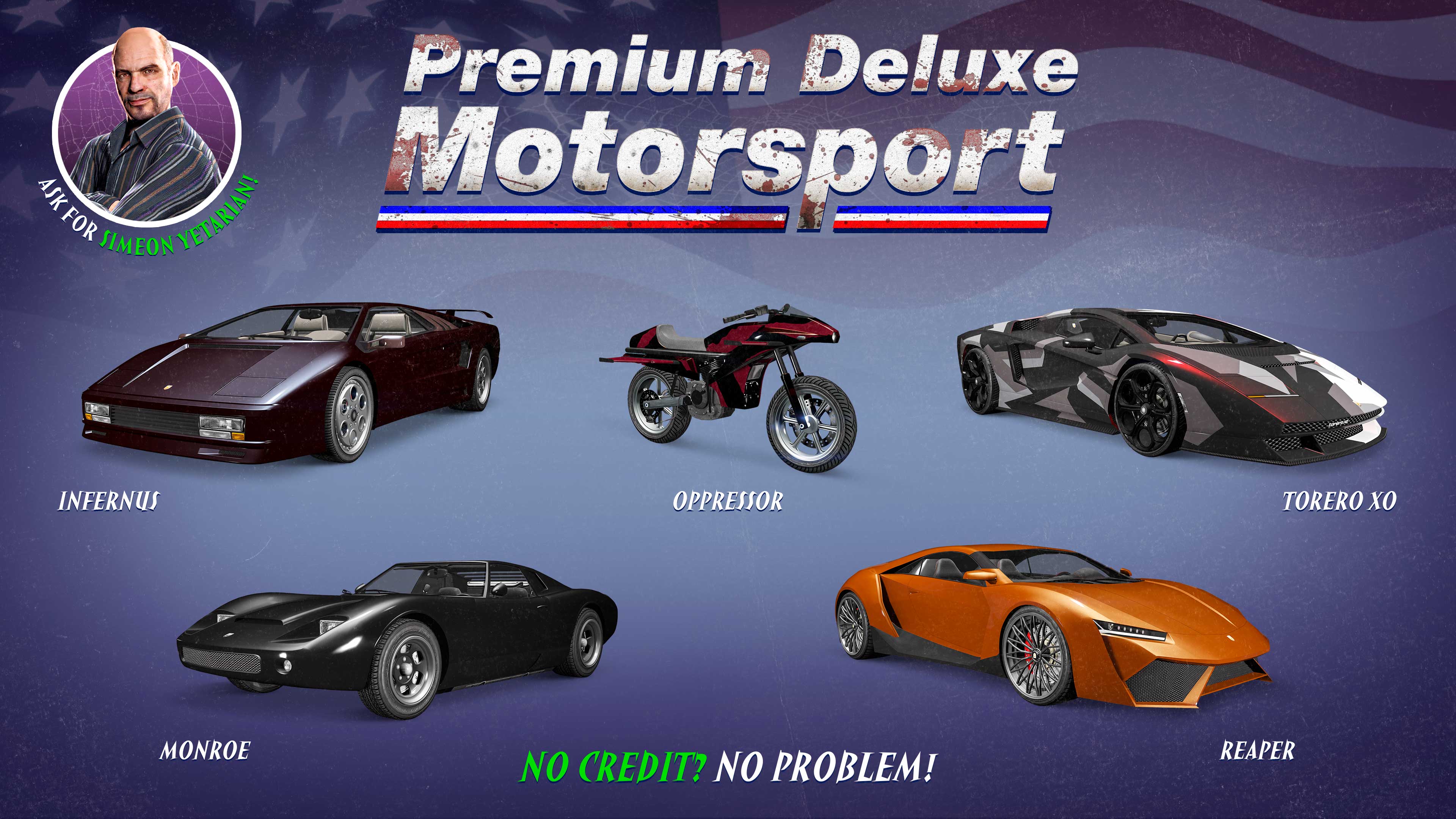 Promotional screenshot of Premium Deluxe Motorsport.