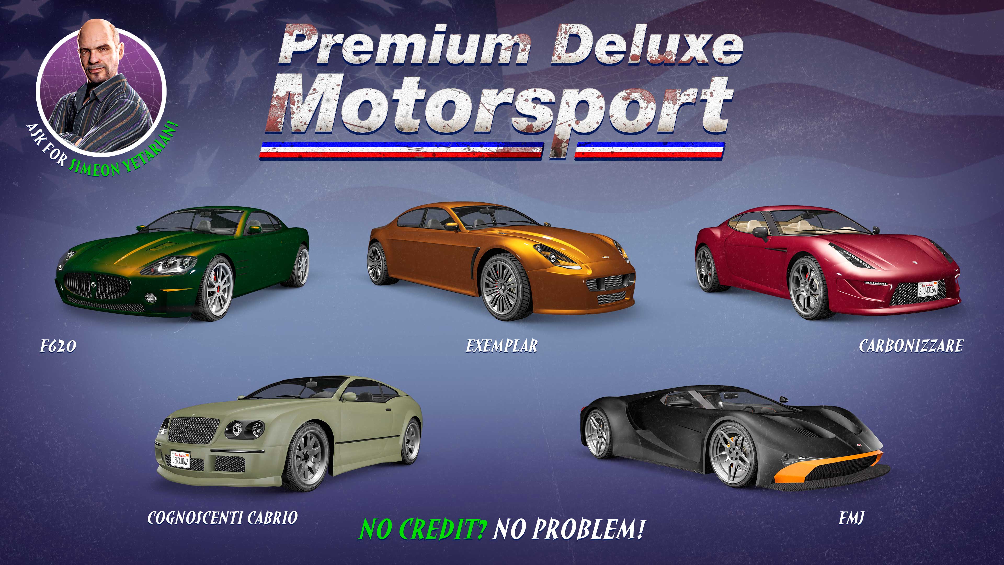 Promotional screenshot of Premium Deluxe Motorsport.
