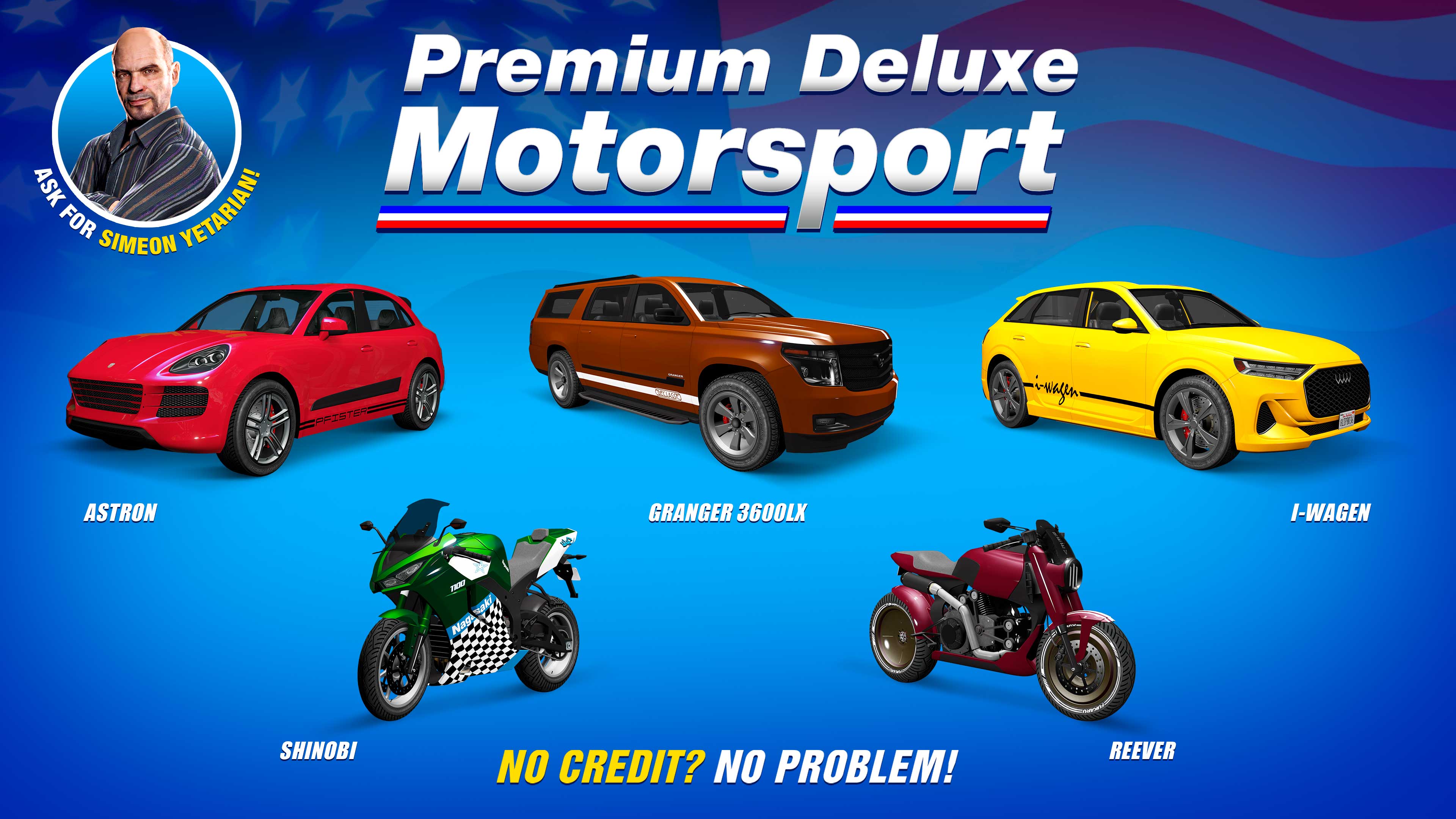 Premium Deluxe Motorsport Promotional screenshot of Premium Deluxe Motorsport.