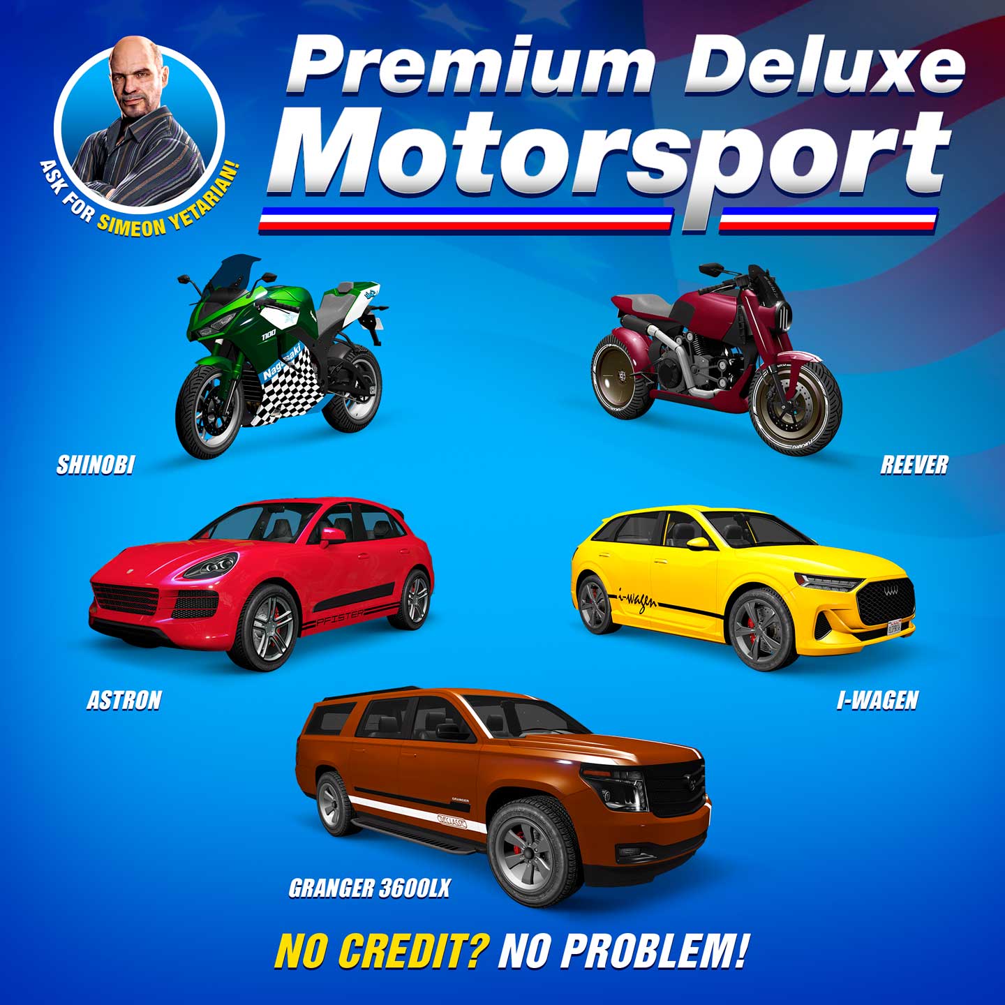 Premium Deluxe Motorsport Promotional screenshot of Premium Deluxe Motorsport.