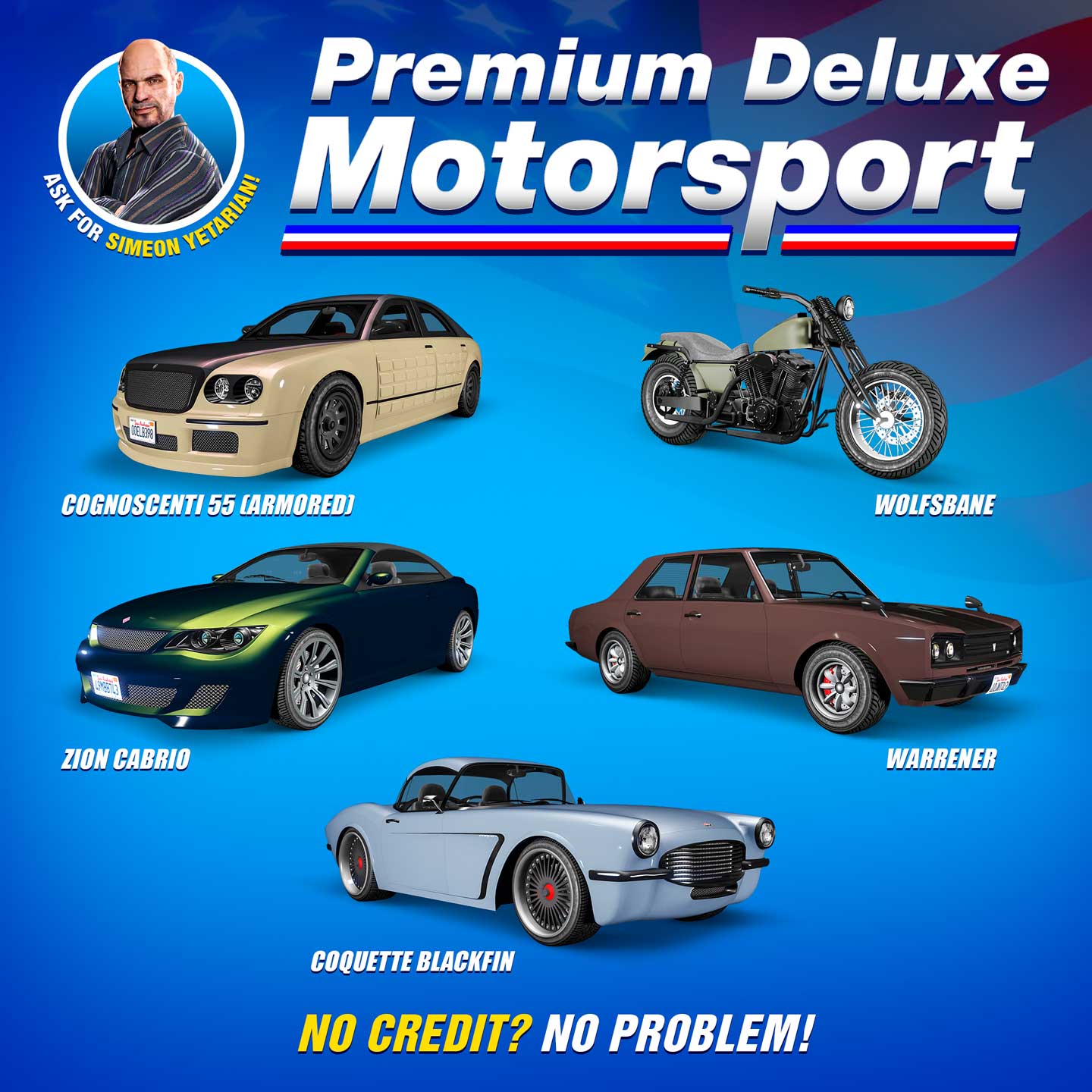 Premium Deluxe Motorsport Promotional screenshot of Premium Deluxe Motorsport.