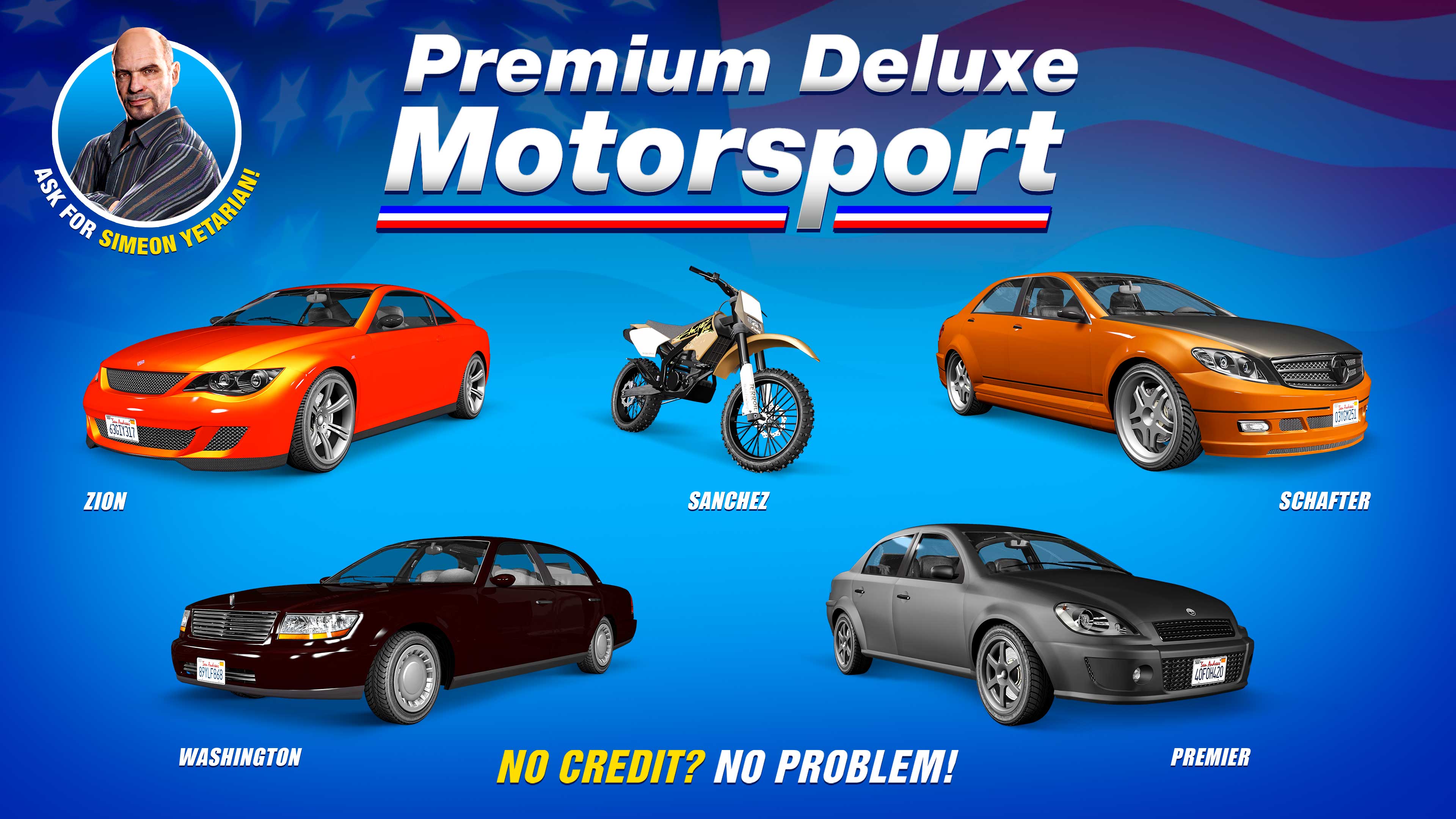Promotional screenshot of Premium Deluxe Motorsport.