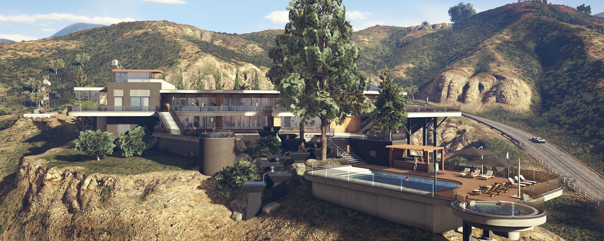 Screenshot of a Prix Luxury Real Estate Mansion in GTA Online.