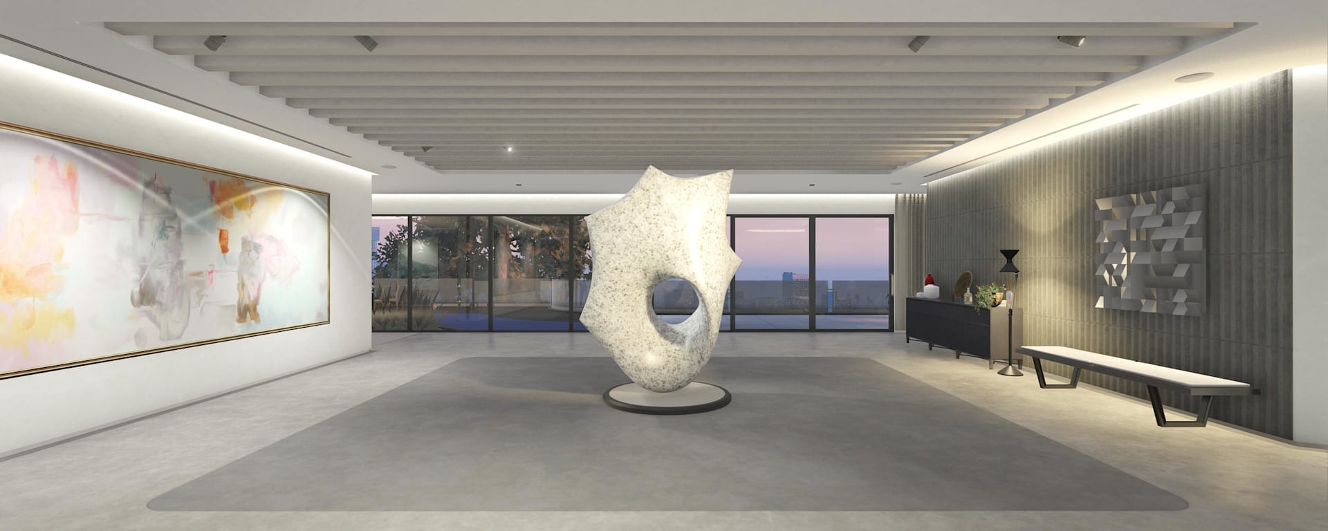 Screenshot of a Prix Luxury Real Estate Mansion in GTA Online.