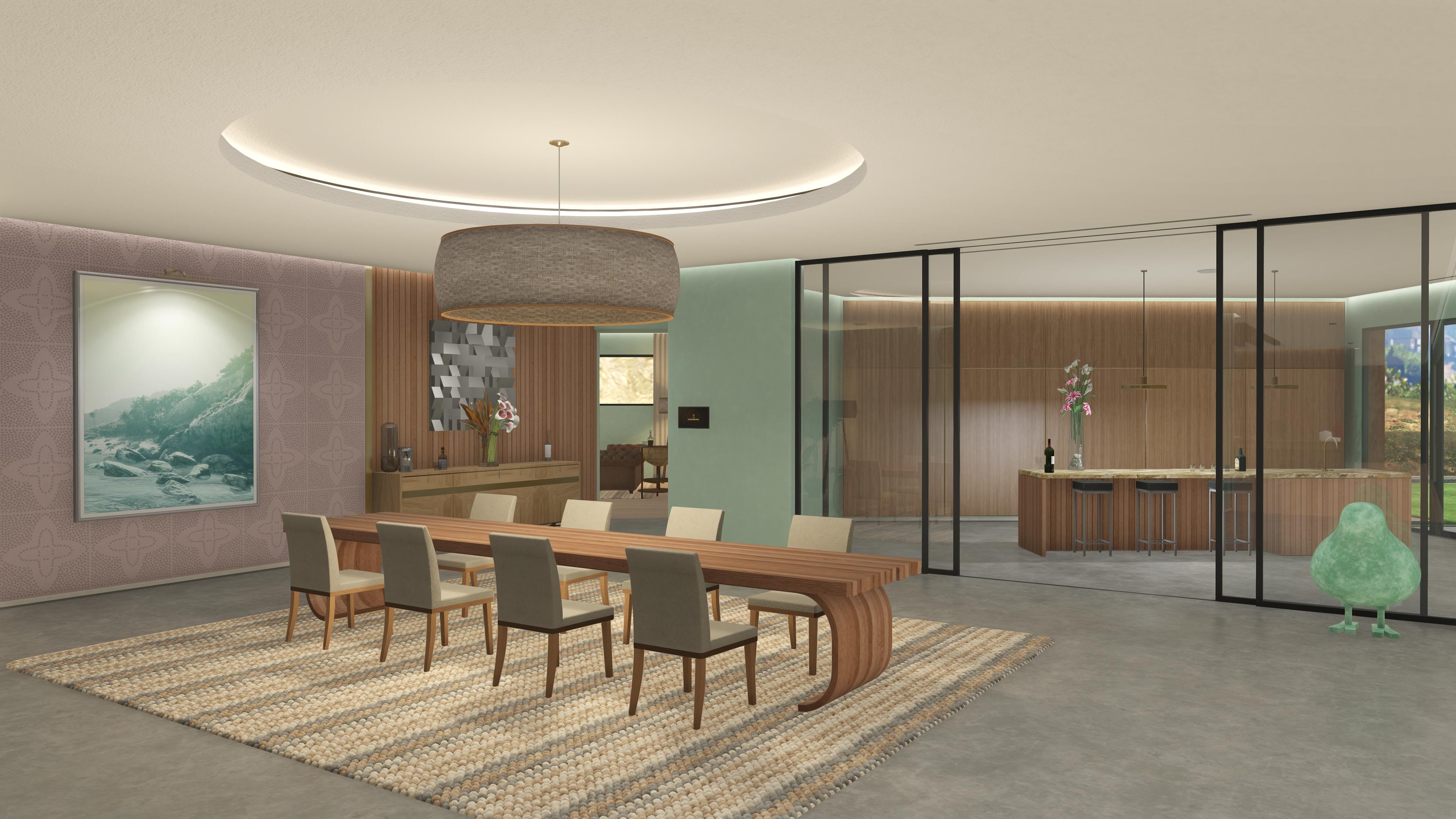 Screenshot of a Prix Luxury Real Estate Mansion in GTA Online.