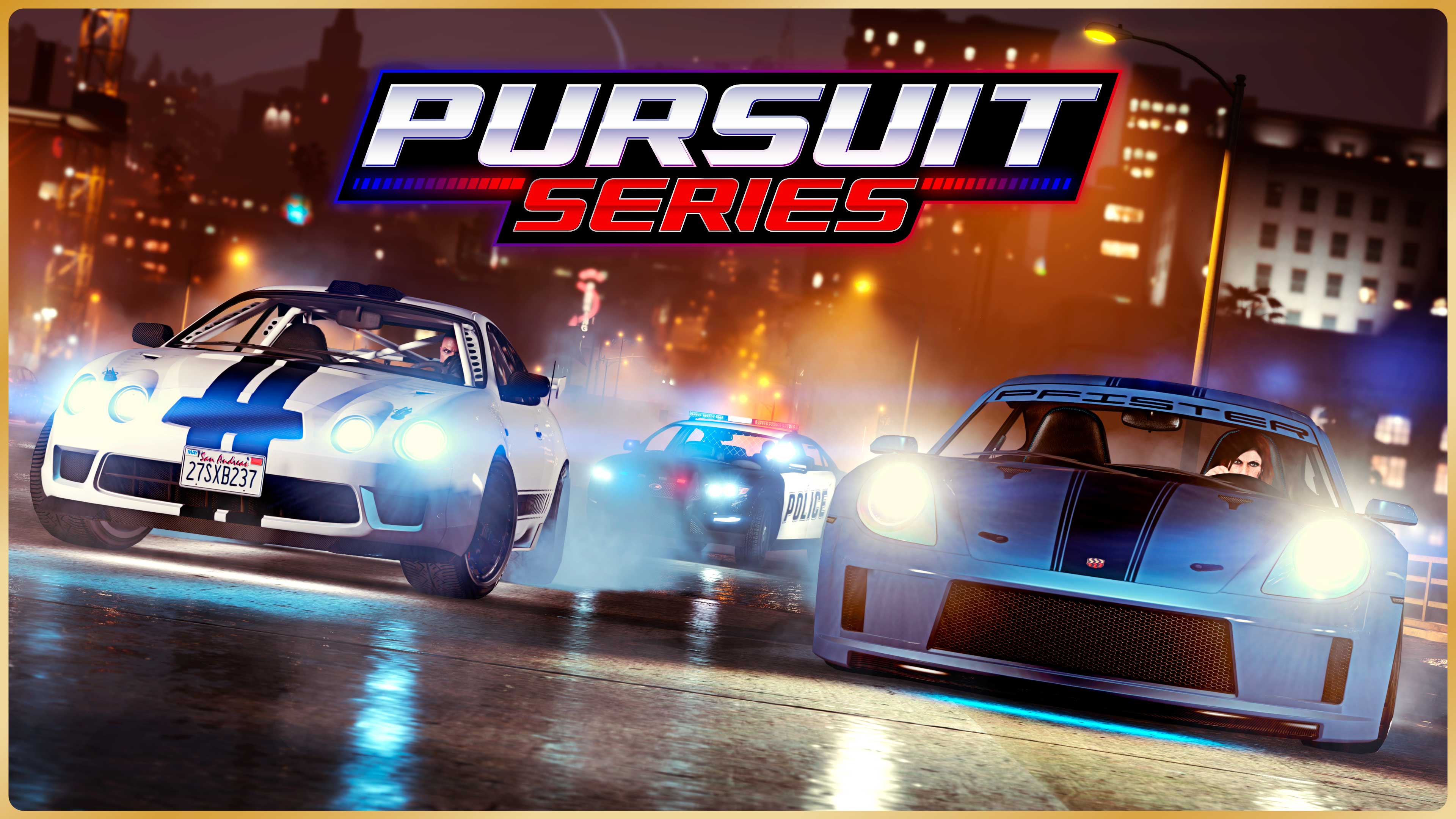 Poster for Pursuit Race Series.