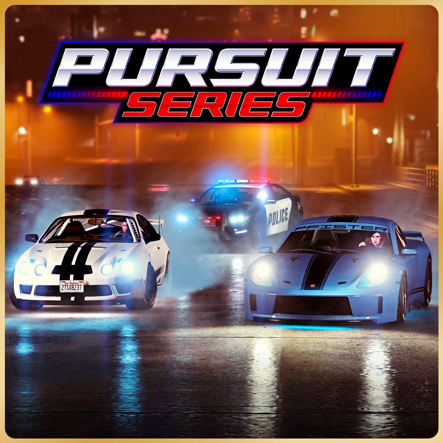 Poster for Pursuit Race Series.