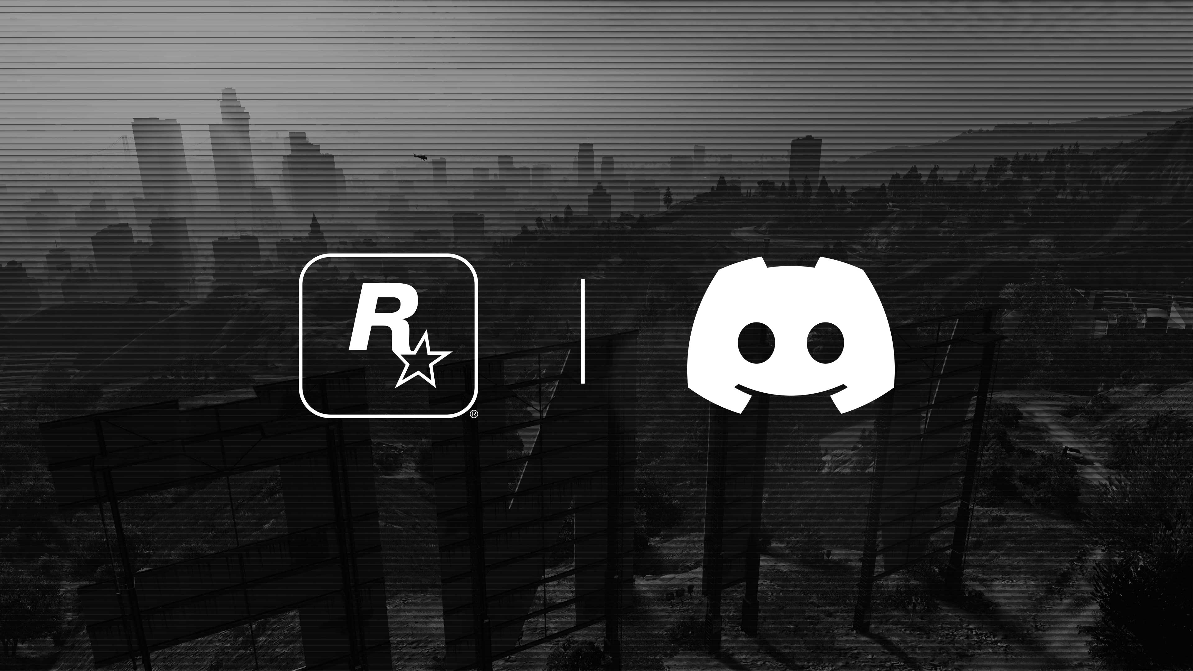Promotional poster for Rockstar Games Discord.