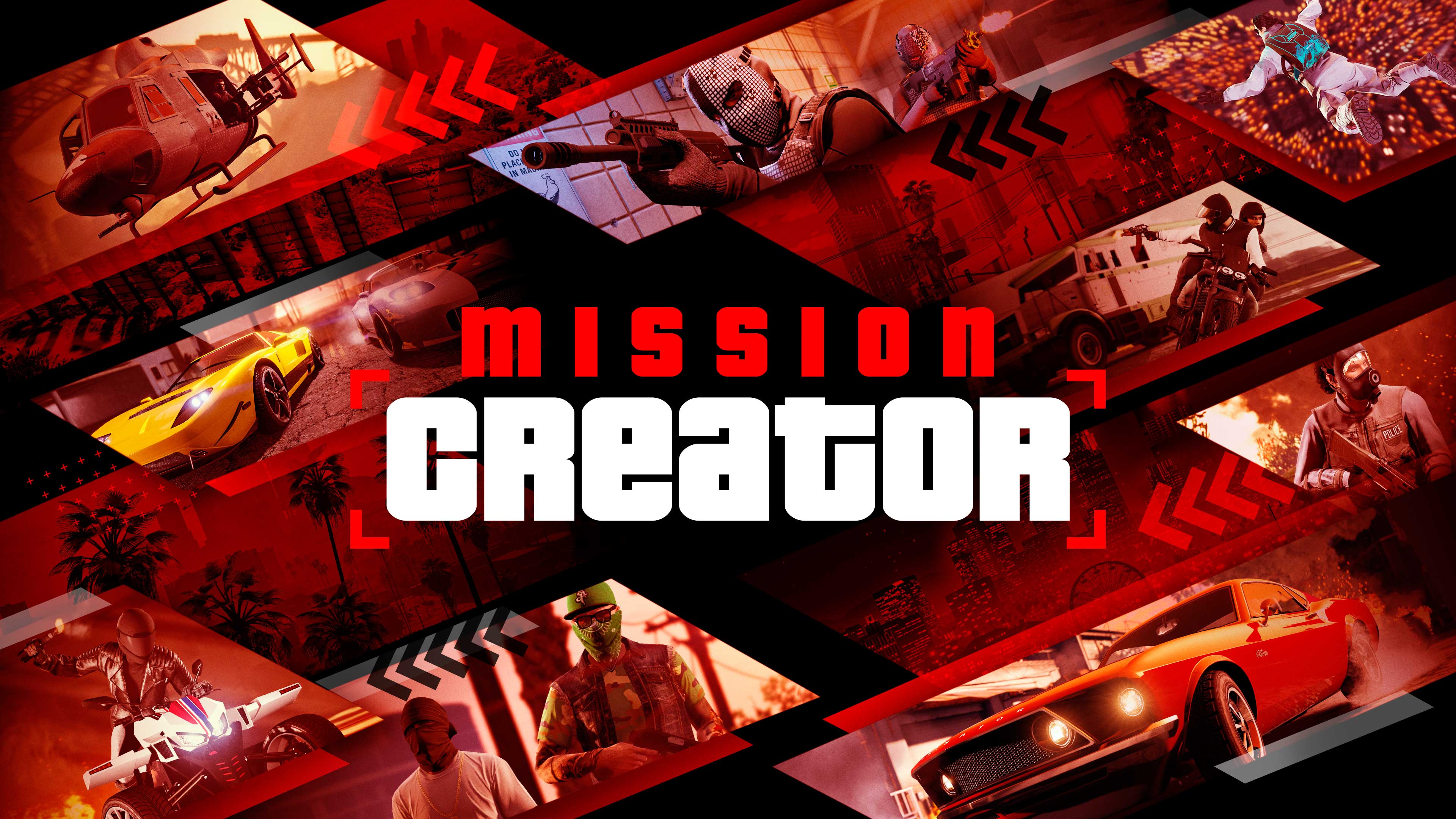 Promotional poster for Rockstar Mission Creator.