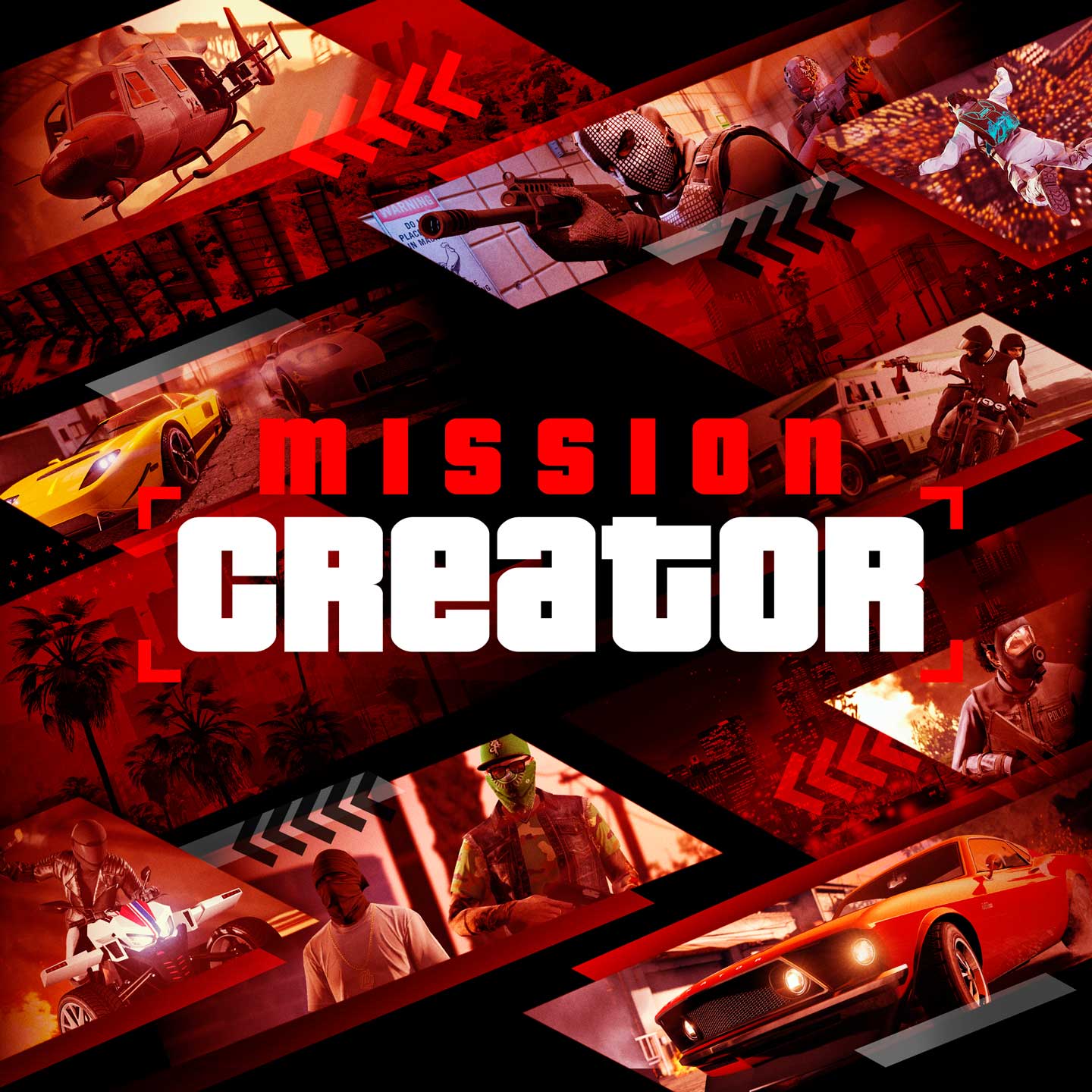 Promotional poster for Rockstar Mission Creator.