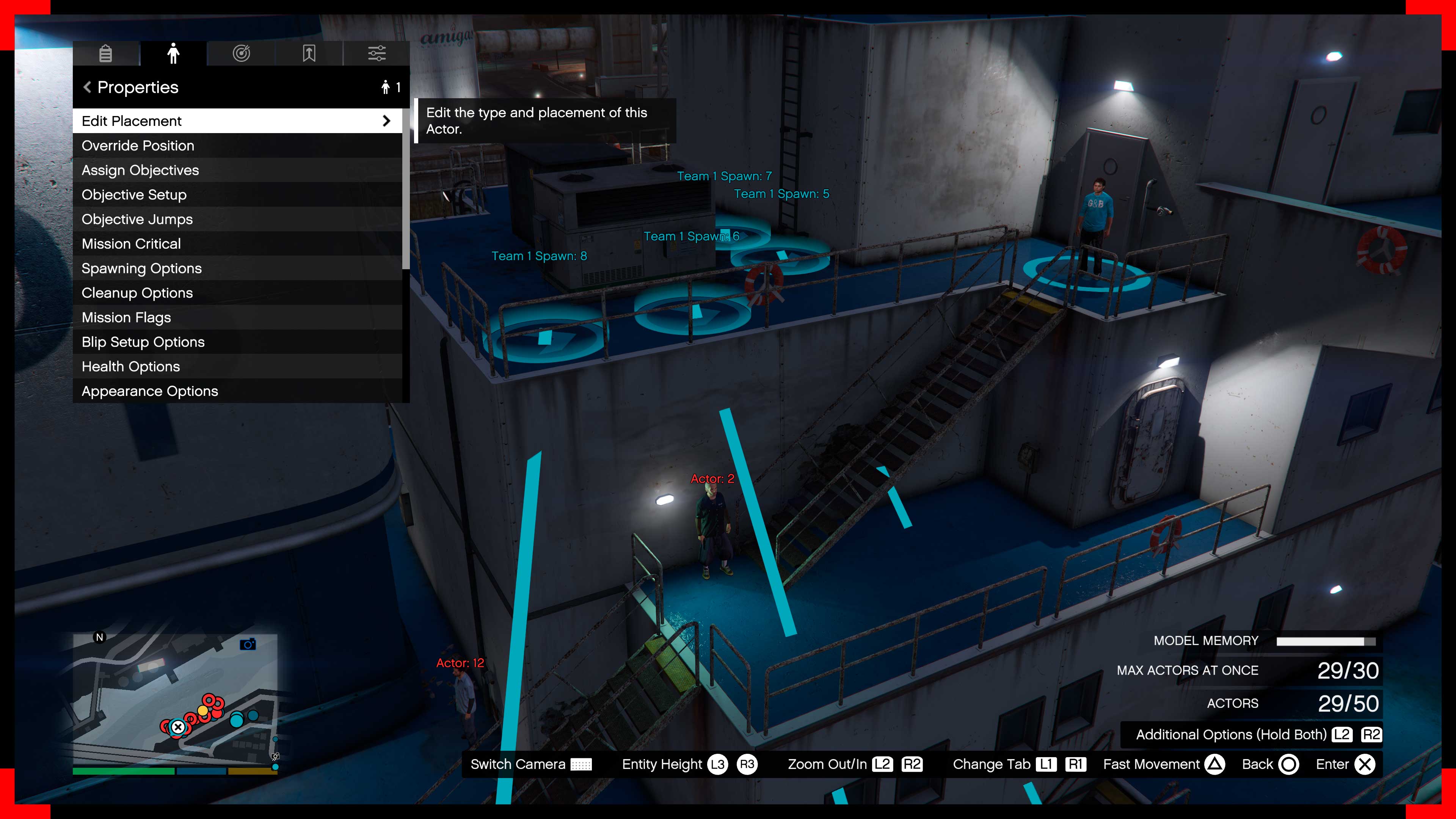 Screenshot of Rockstar Mission Creator in GTA Online.