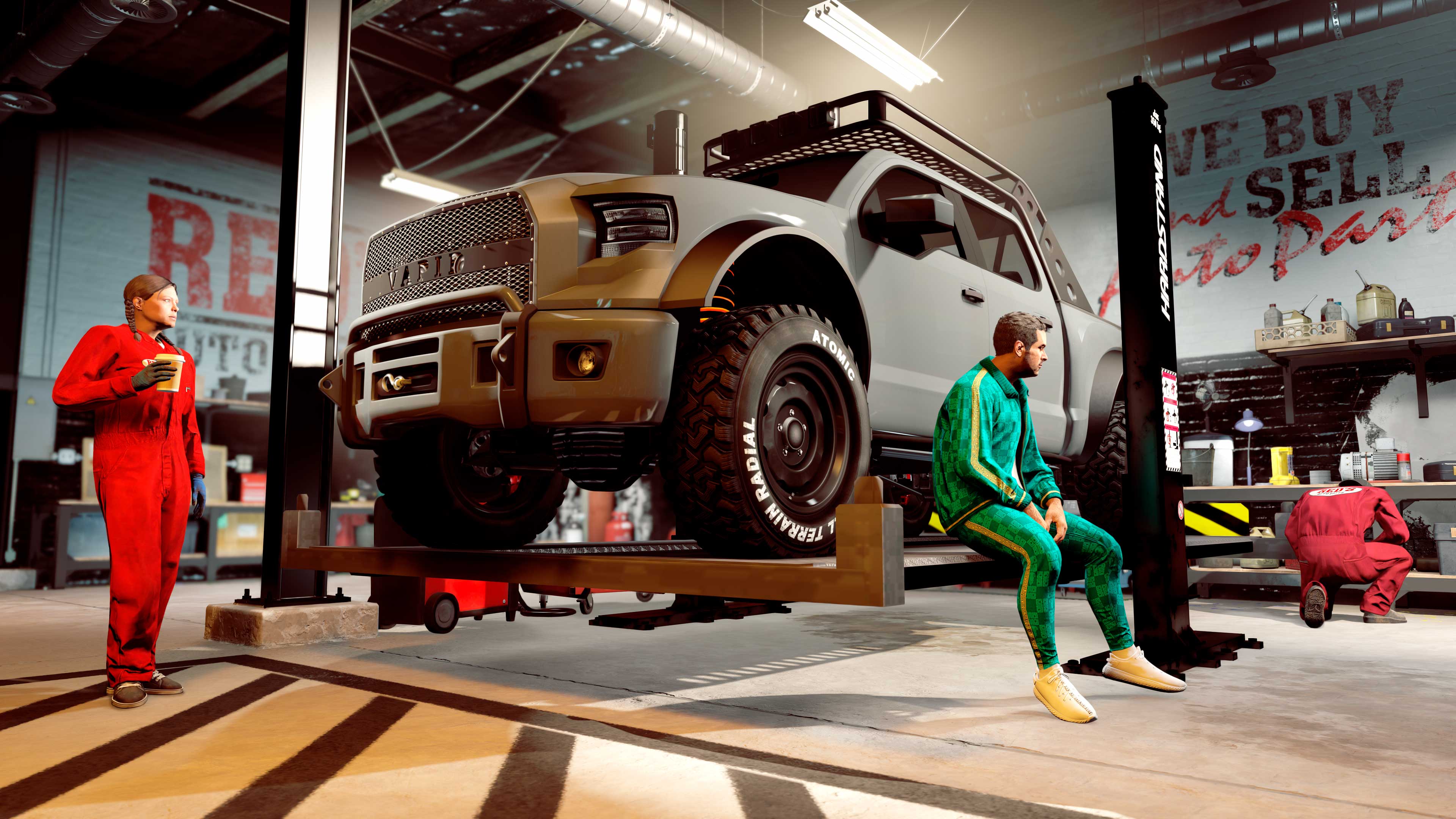 Screenshot of a Salvage Yard property in GTA Online.