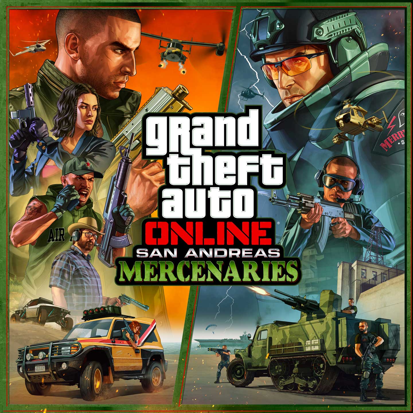 GTA Online: San Andreas Mercenaries Artwork of GTA Online: San Andreas Mercenaries Content Update.