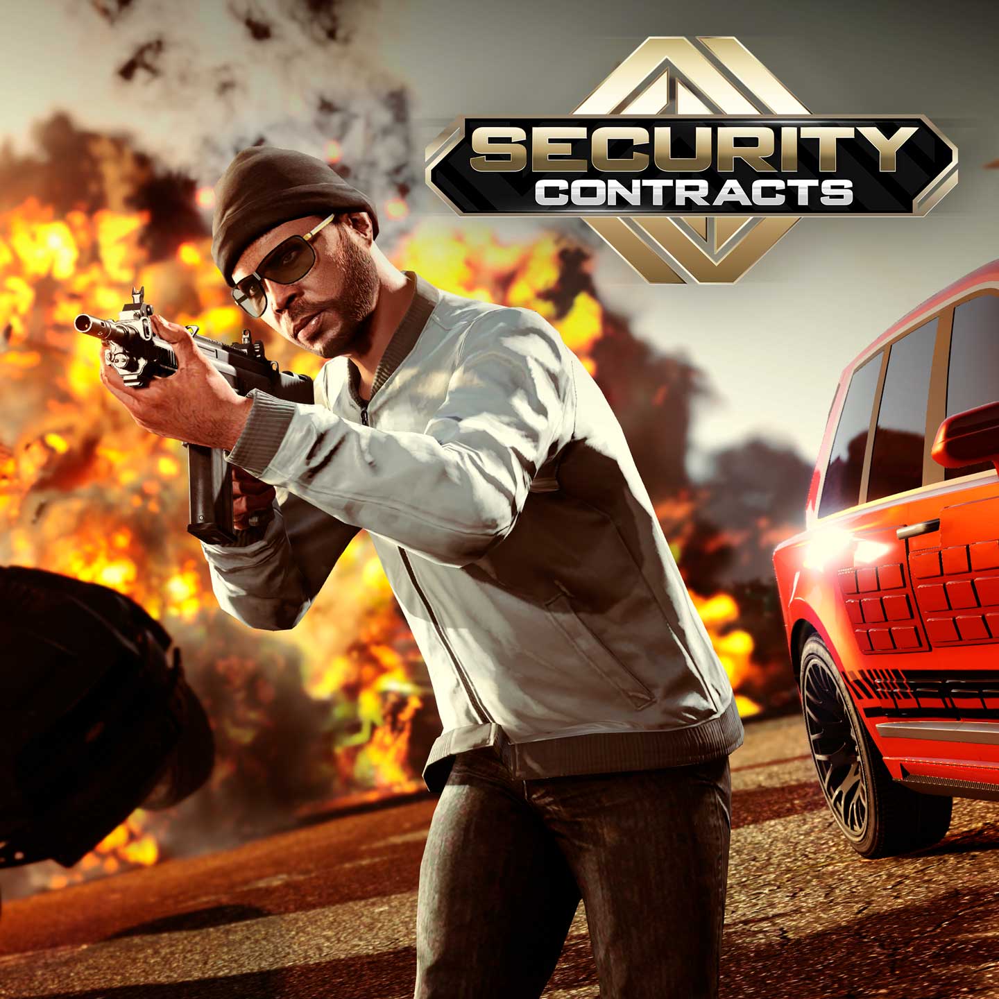 Security Contract Promotional poster for Security Contracts in GTA Online.