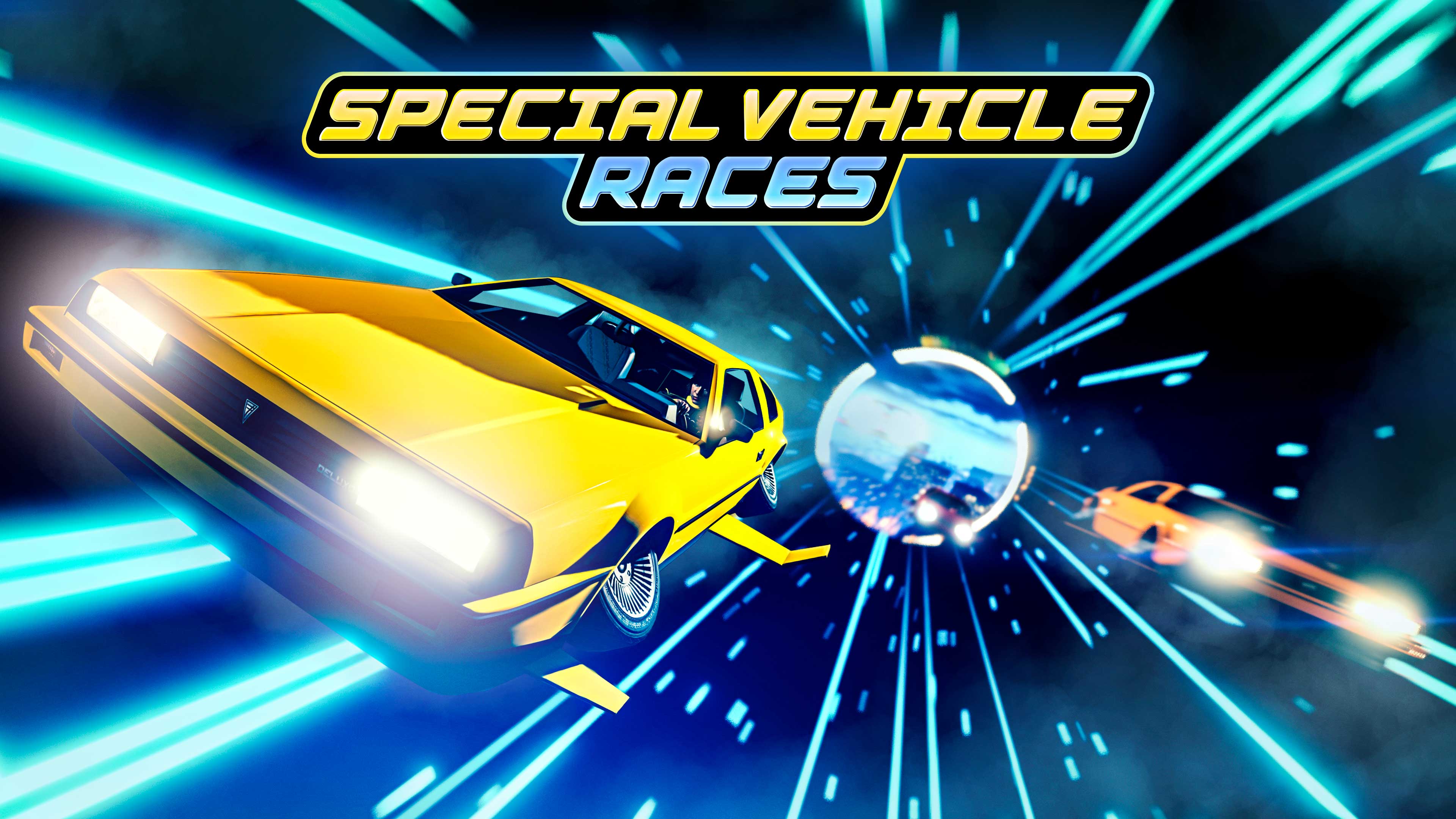 Special Vehicle Races Promotional poster for Special Vehicle Races in GTA Online.